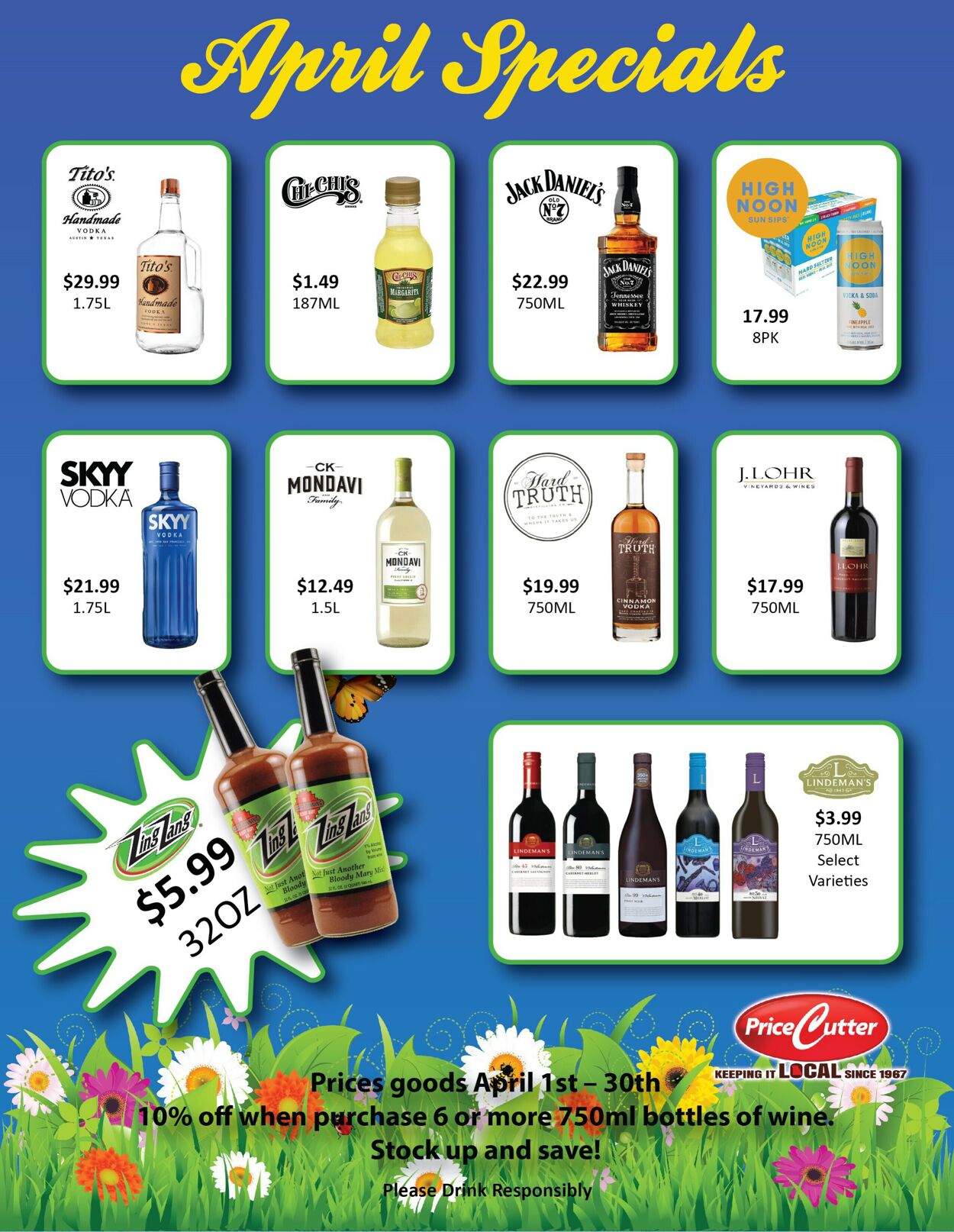 Price Cutter Weekly Ad Circular - valid 04/01-04/30/2024