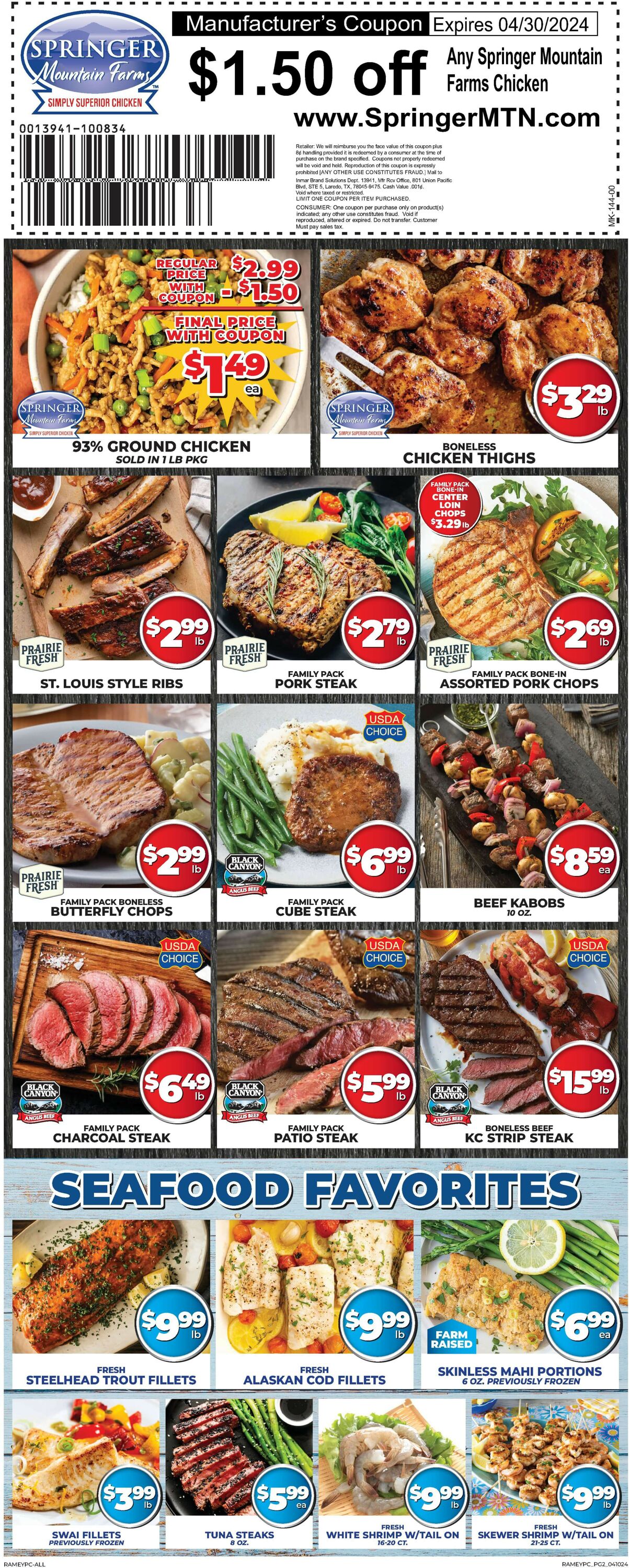 Price Cutter Weekly Ad Circular - valid 04/10-04/16/2024 (Page 2)