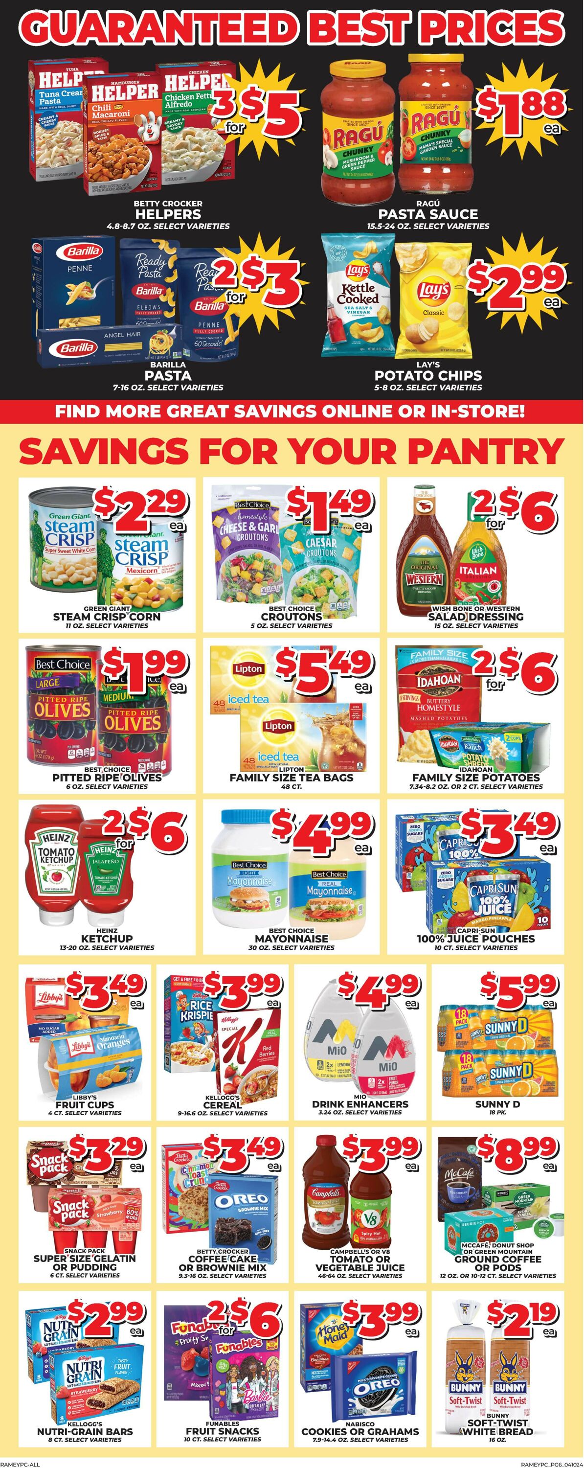 Price Cutter Weekly Ad Circular - valid 04/10-04/16/2024 (Page 6)