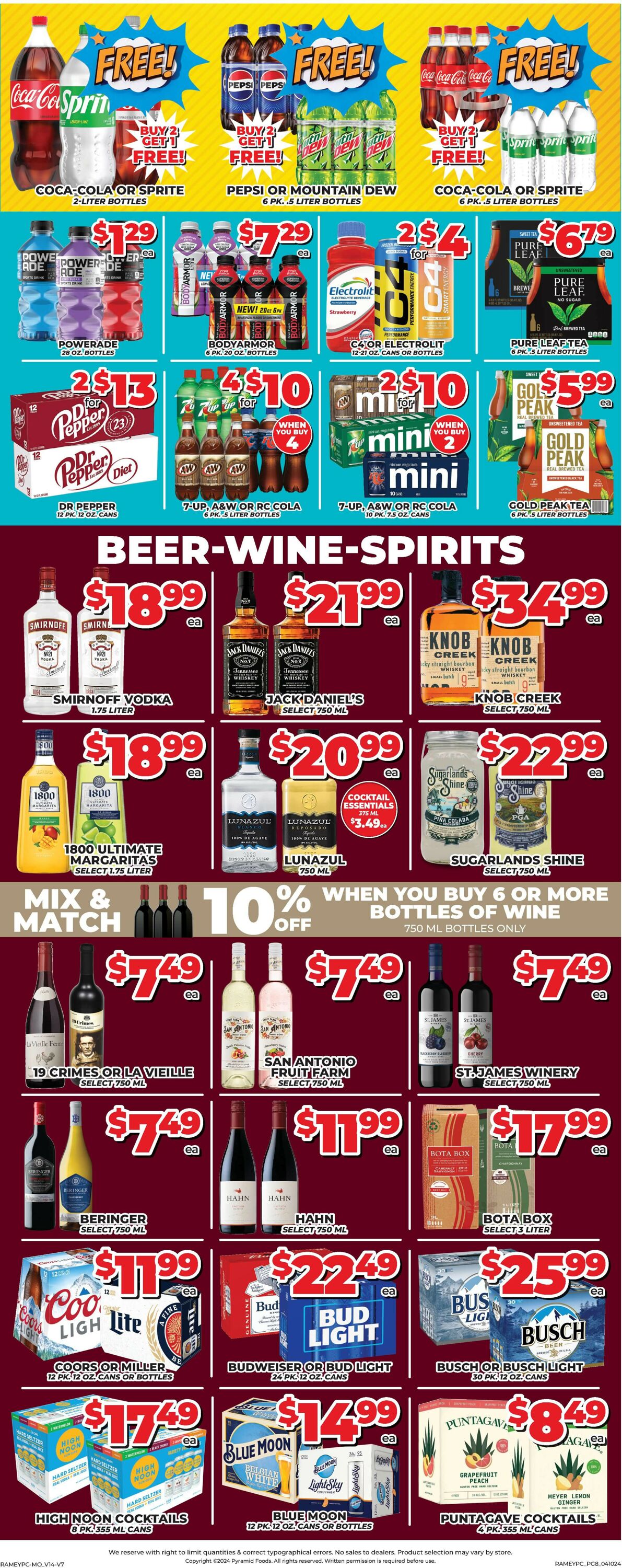 Price Cutter Weekly Ad Circular - valid 04/10-04/16/2024 (Page 8)