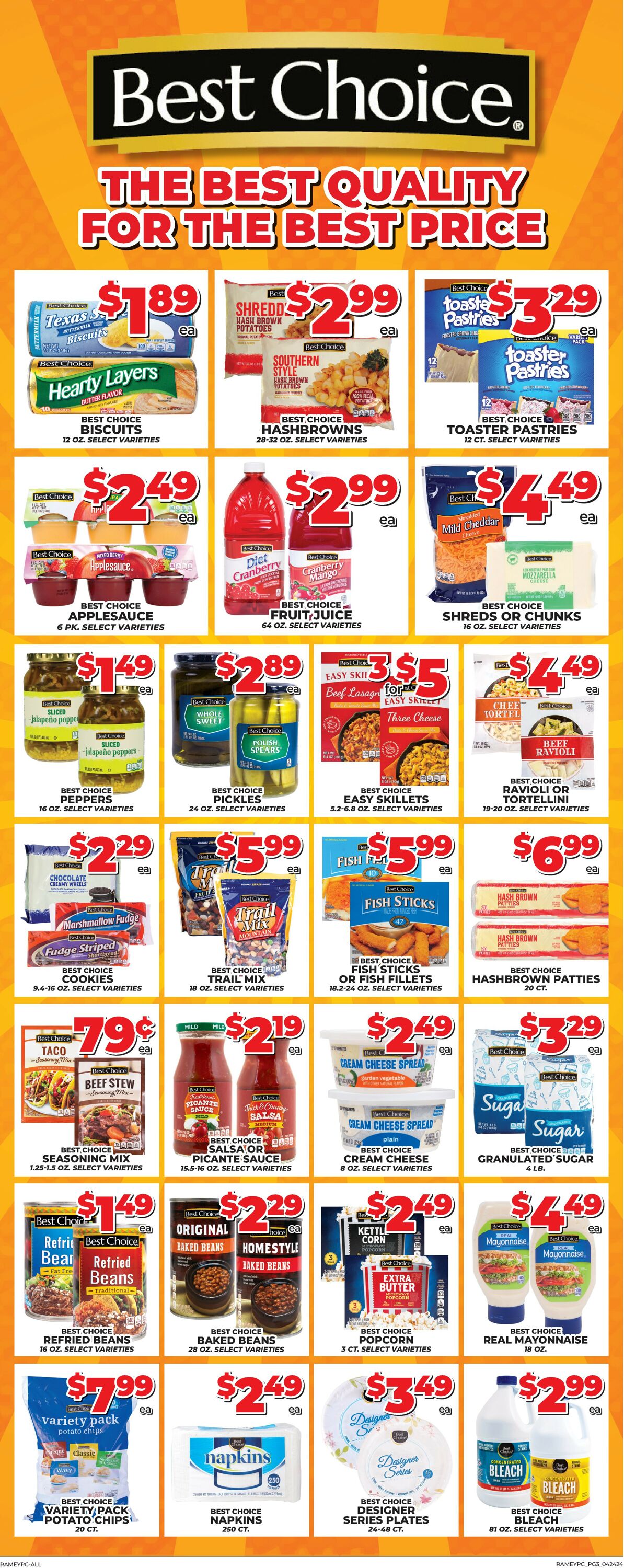 Price Cutter Weekly Ad Circular - valid 04/24-04/30/2024 (Page 3)