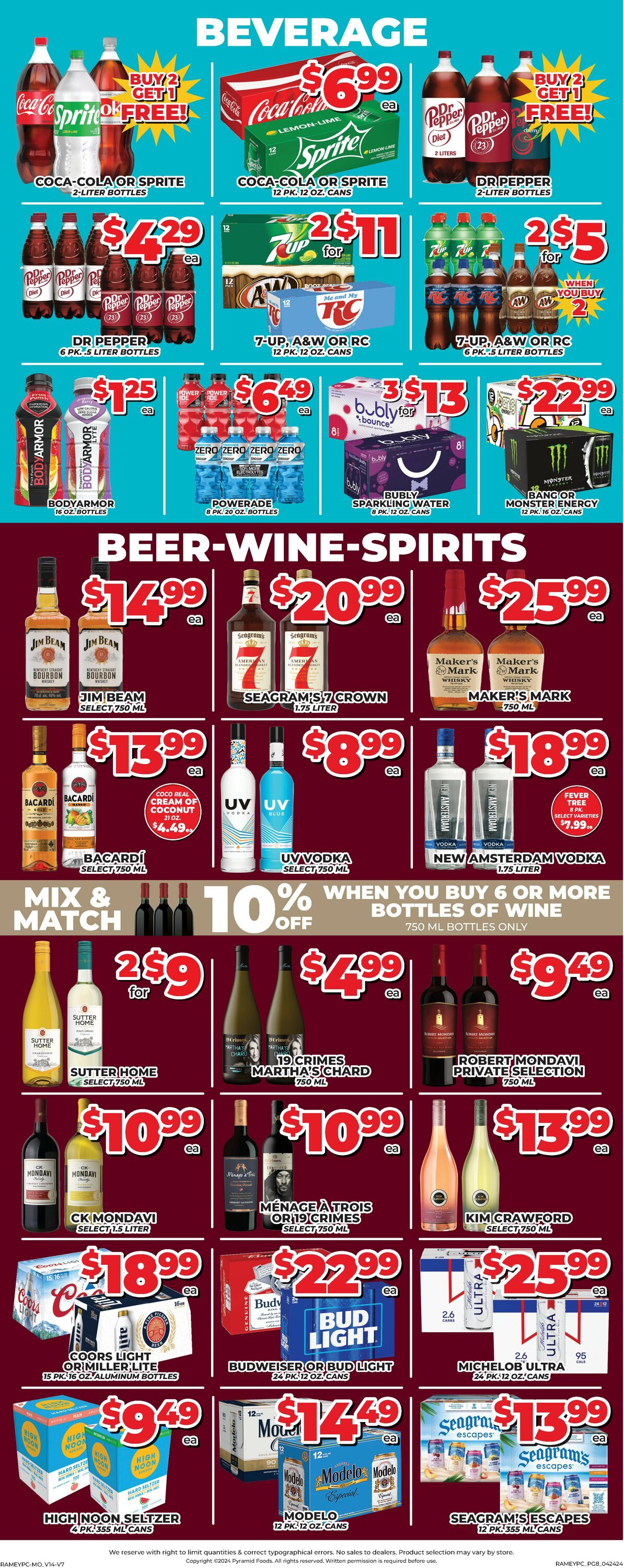 Price Cutter Weekly Ad Circular - valid 04/24-04/30/2024 (Page 8)
