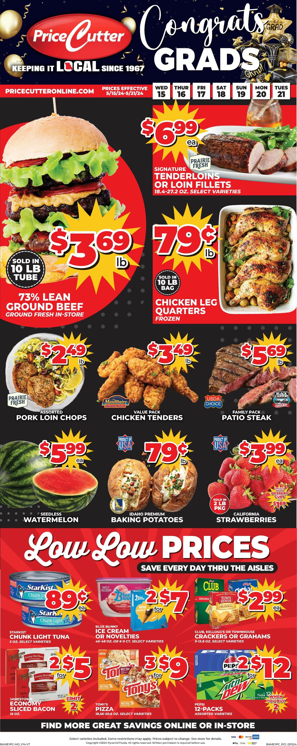 Price Cutter Weekly Ad Circular - valid 05/15-05/21/2024