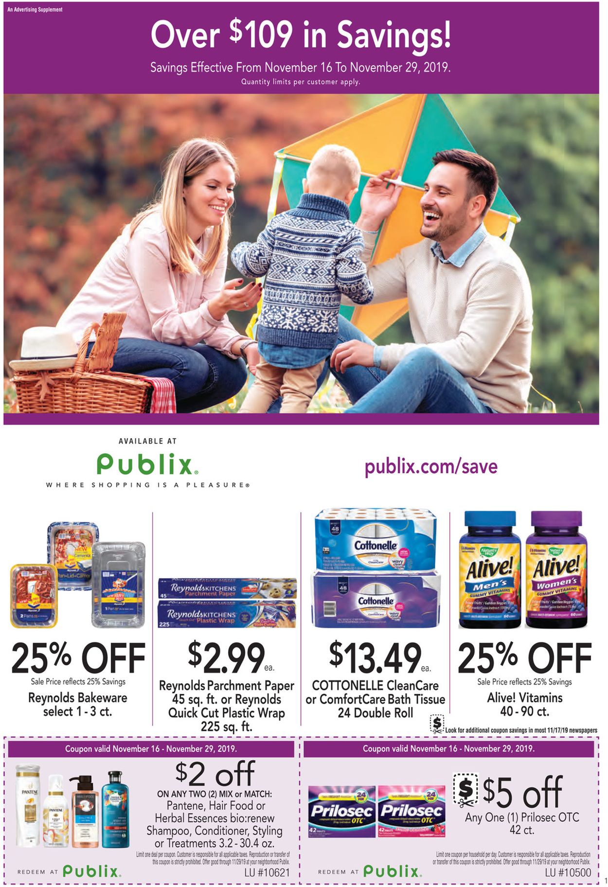 Publix Weekly Ad Circular - valid 11/16-11/29/2019