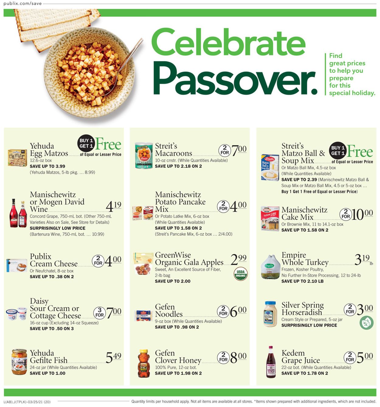 Publix - Easter 2021 Ad Weekly Ad Circular - valid 03/25-04/03/2021 (Page 20)