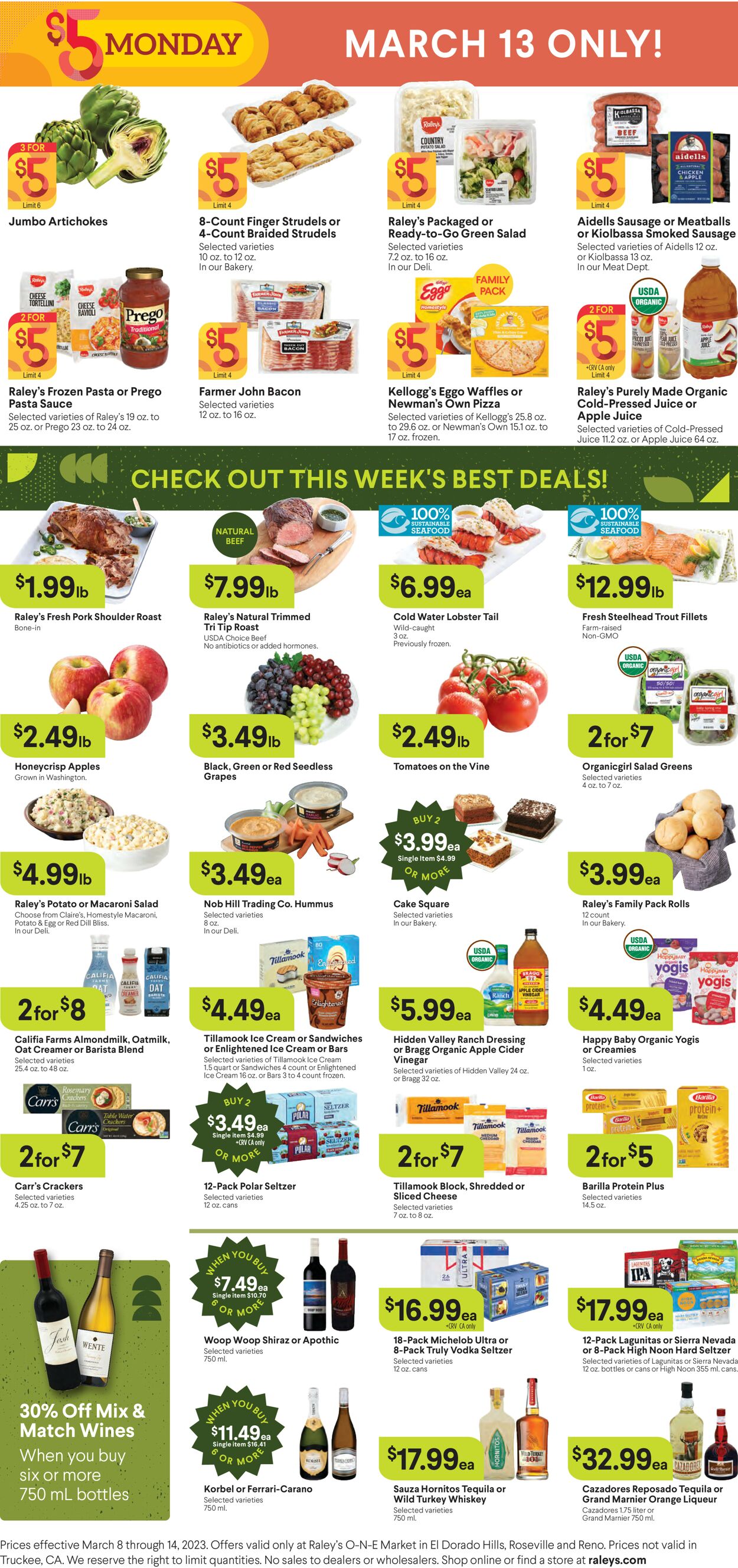 Raley's Weekly Ad Circular - valid 03/08-03/14/2023 (Page 2)