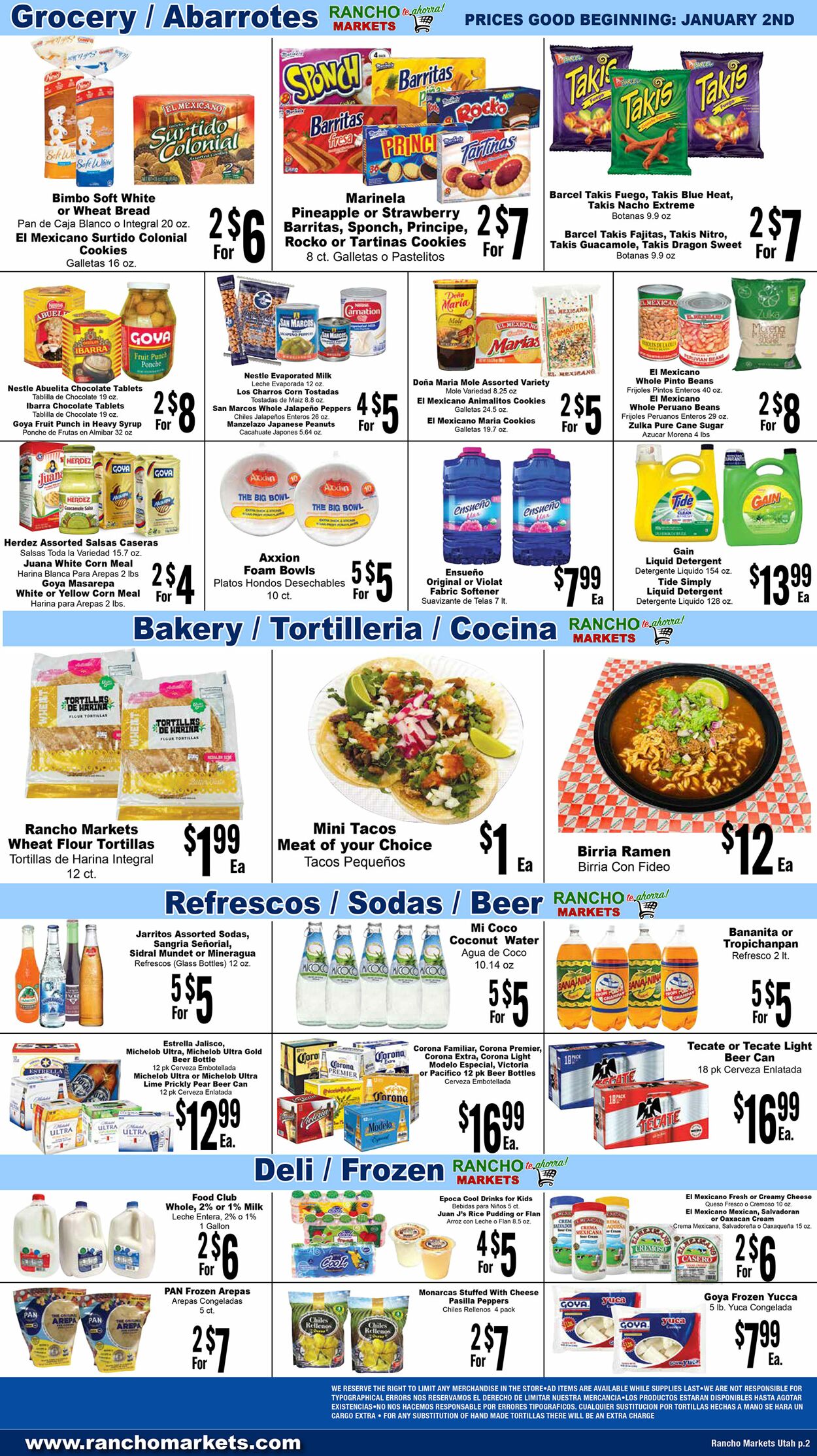 Rancho Markets Weekly Ad Circular - valid 01/02-01/09/2024 (Page 4)