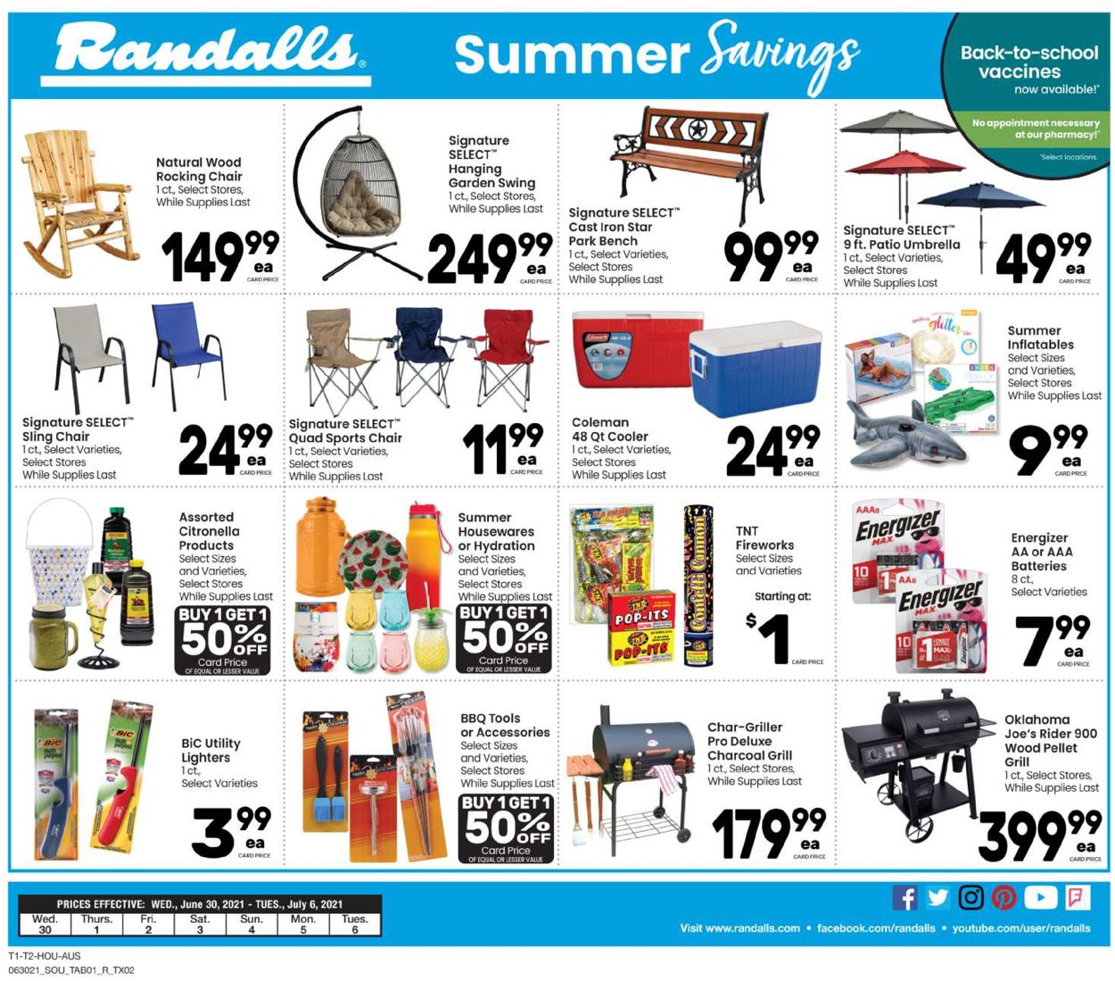 Randalls Weekly Ad Circular - valid 06/30-07/06/2021 (Page 4)
