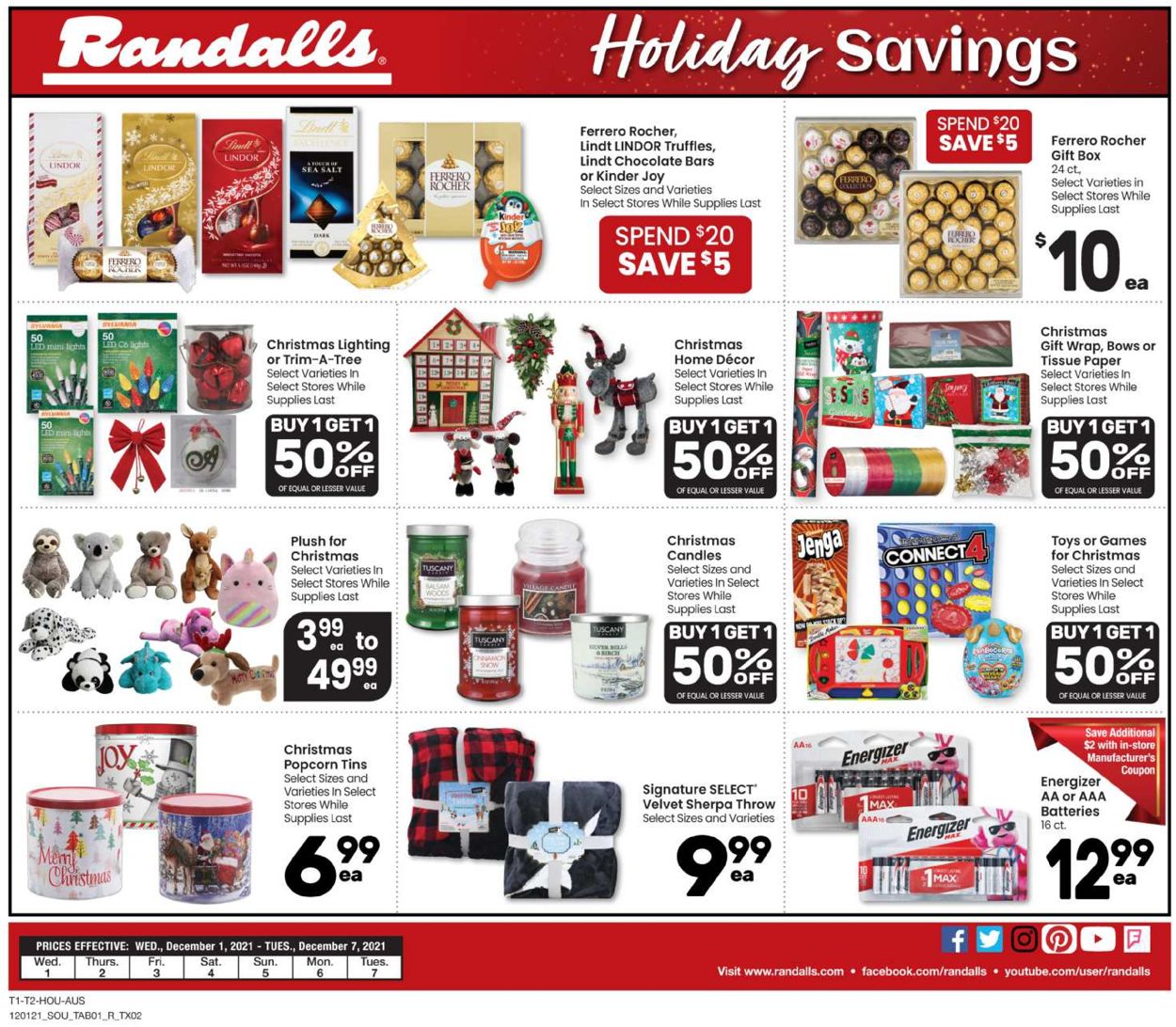 Randalls Weekly Ad Circular - valid 12/01-12/07/2021 (Page 4)