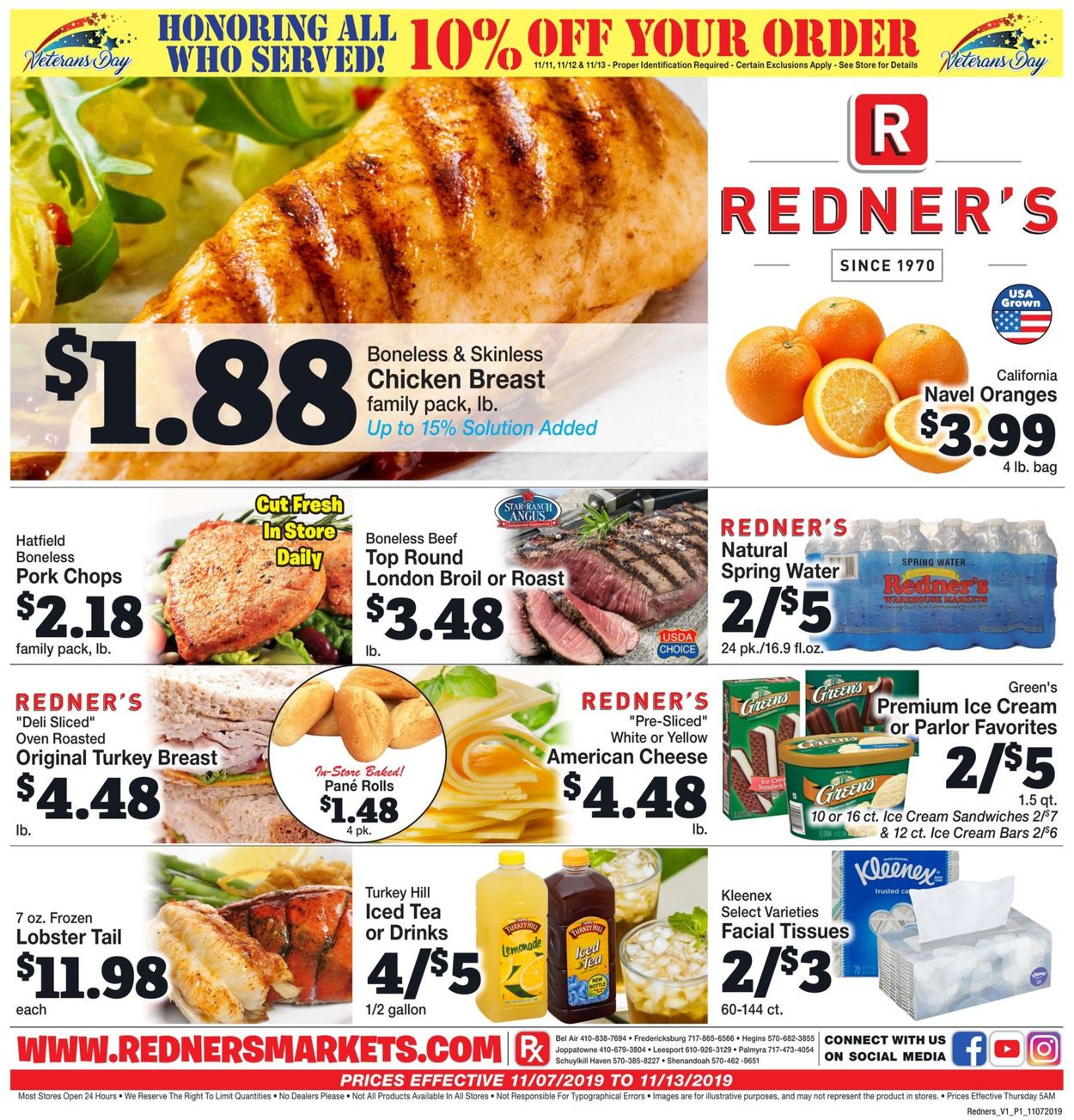 Redner’s Warehouse Market Weekly Ad Circular - valid 11/07-11/13/2019