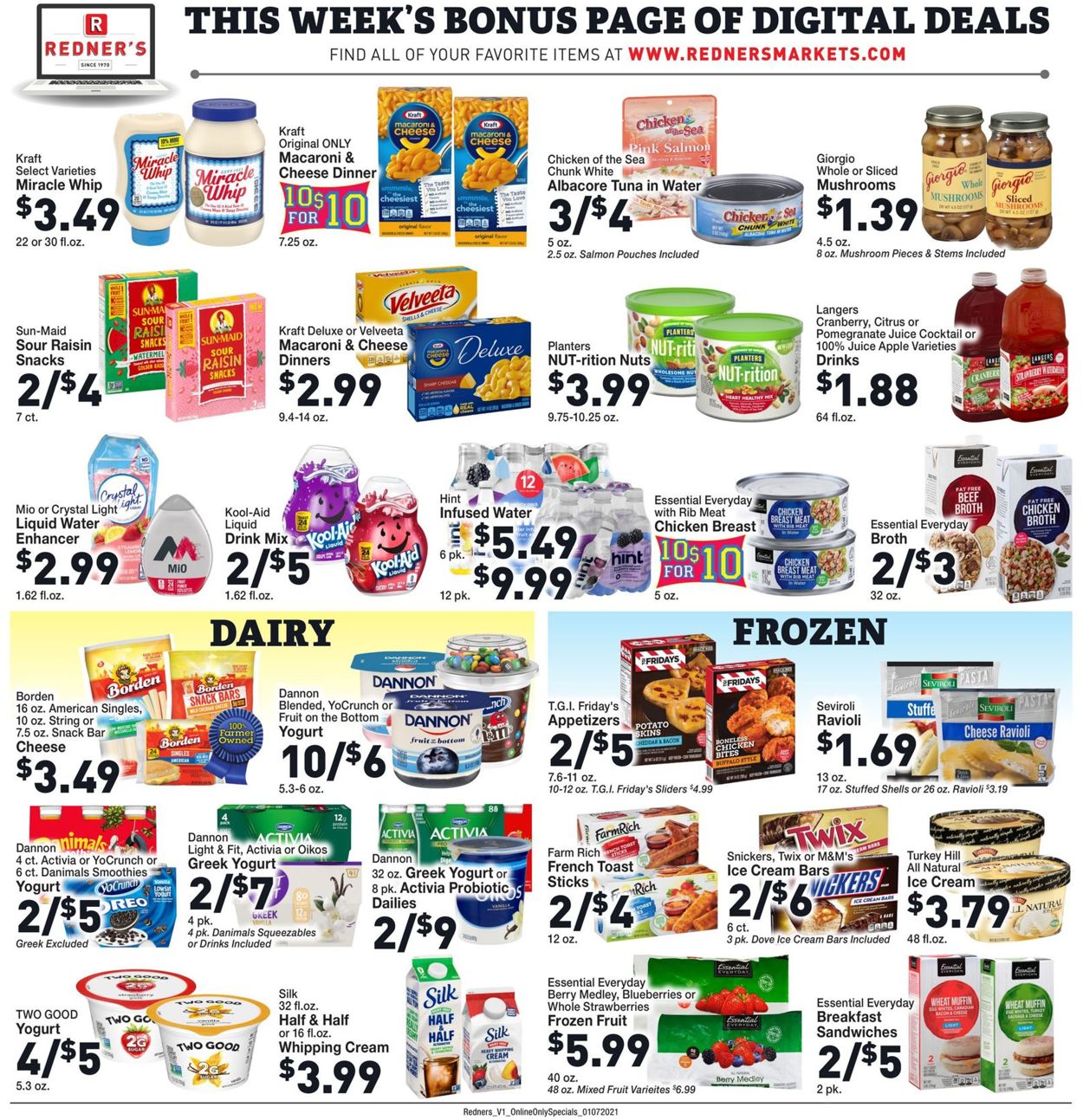 Redner’s Warehouse Market Weekly Ad Circular - valid 01/07-01/13/2021 (Page 7)