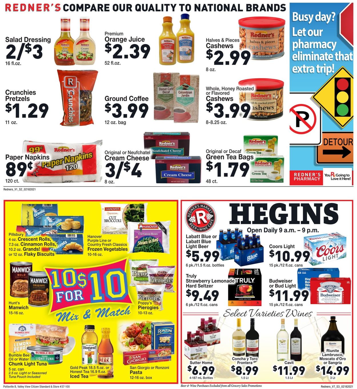 Redner’s Warehouse Market Weekly Ad Circular - valid 02/18-02/24/2021 (Page 3)
