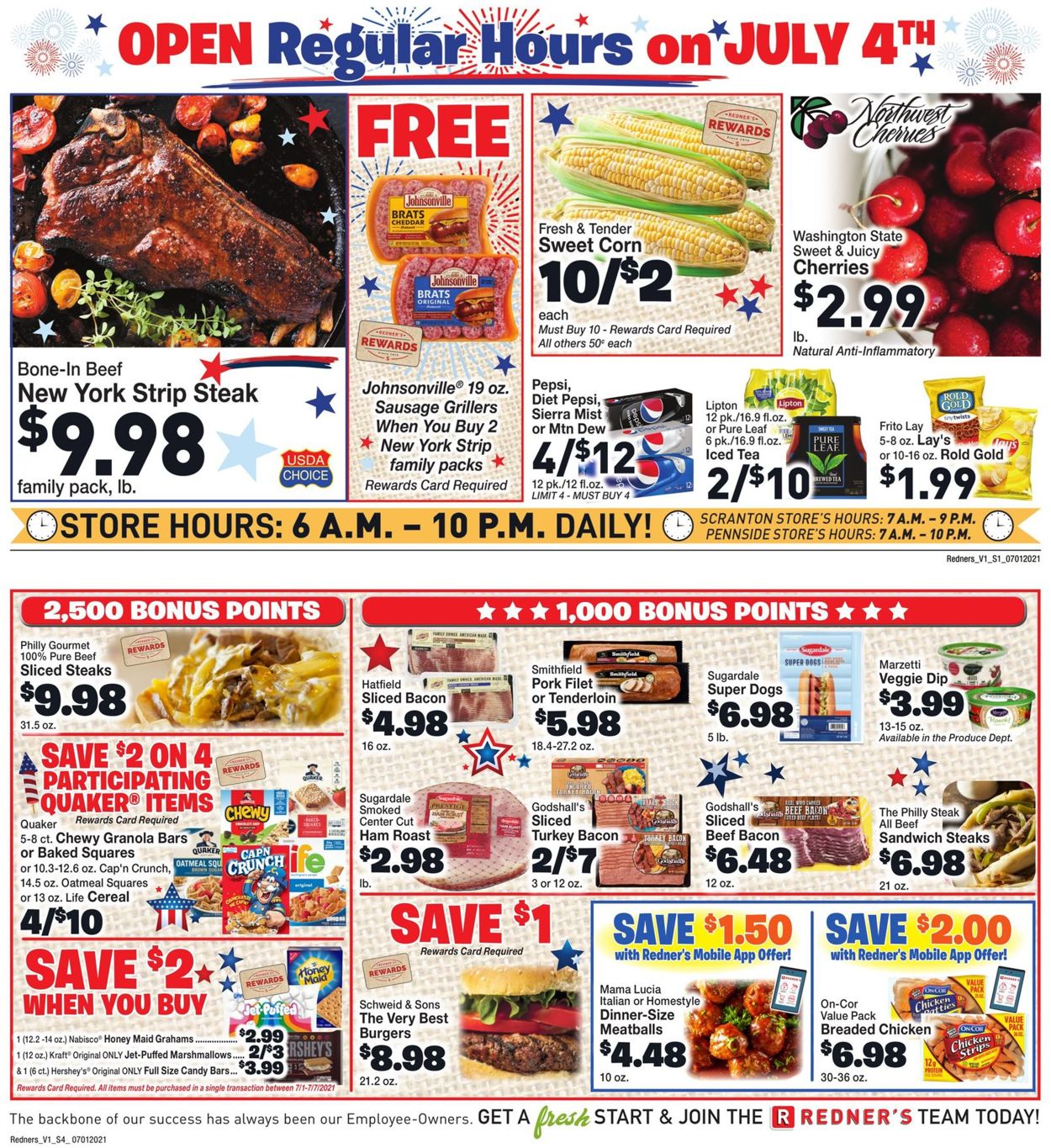 Redner’s Warehouse Market Weekly Ad Circular - valid 07/01-07/07/2021 (Page 2)