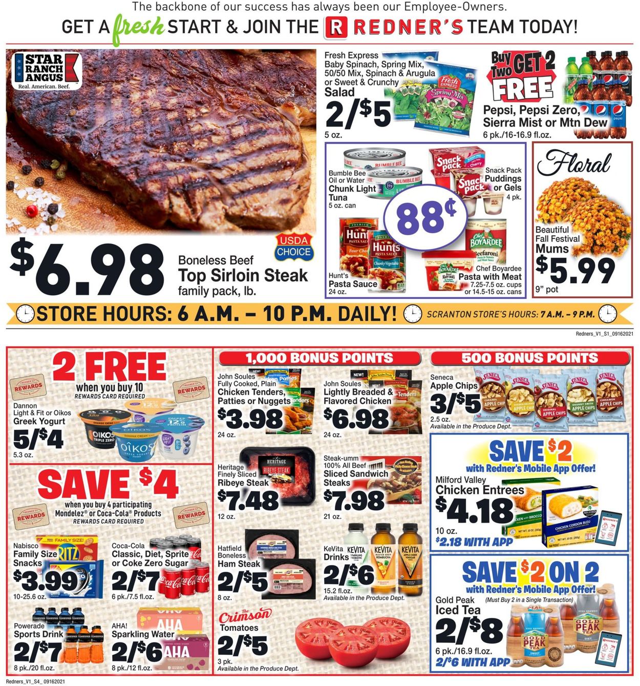 Redner’s Warehouse Market Weekly Ad Circular - valid 09/16-09/22/2021 (Page 2)