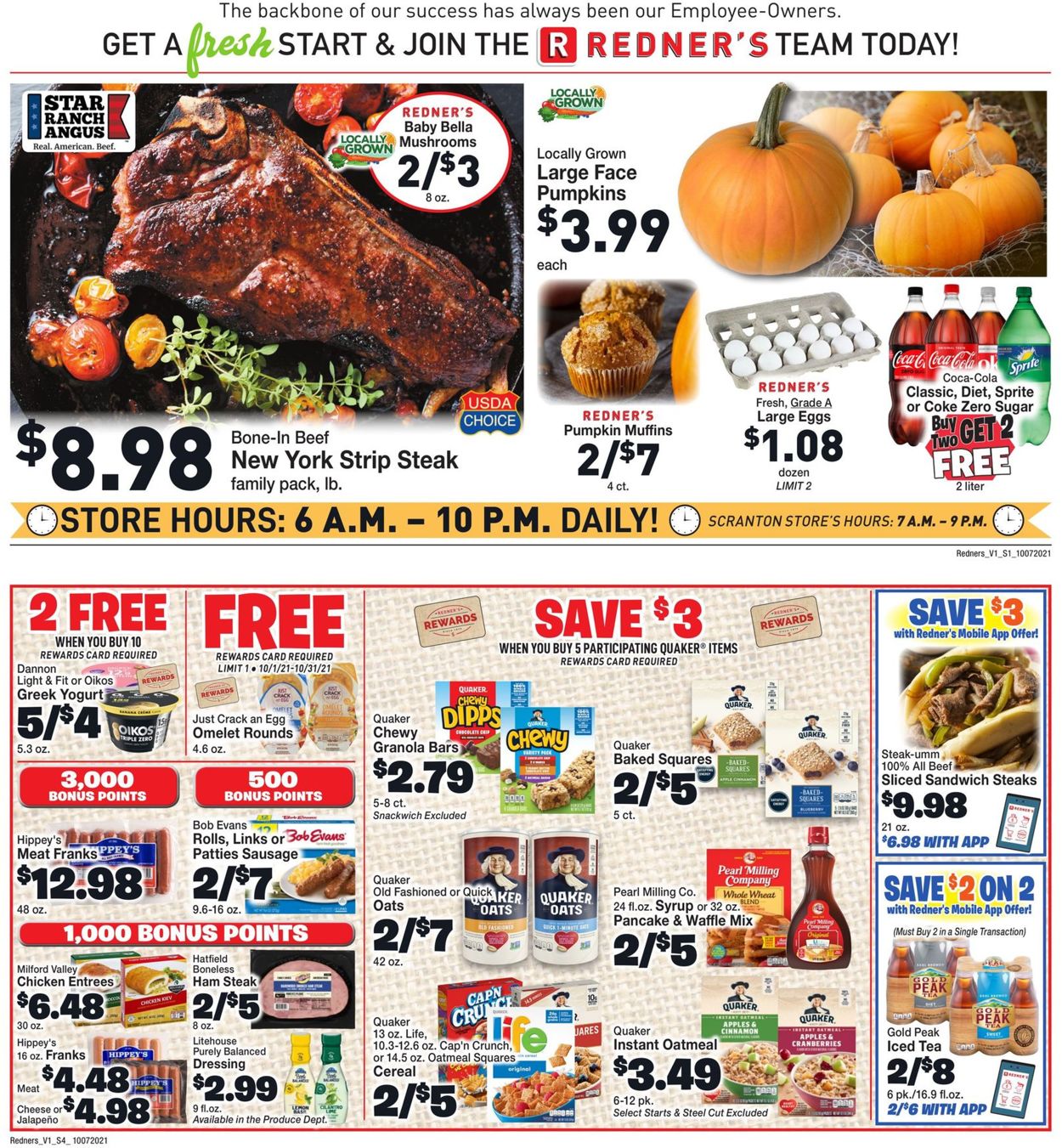 Redner’s Warehouse Market Weekly Ad Circular - valid 10/07-10/13/2021 (Page 2)