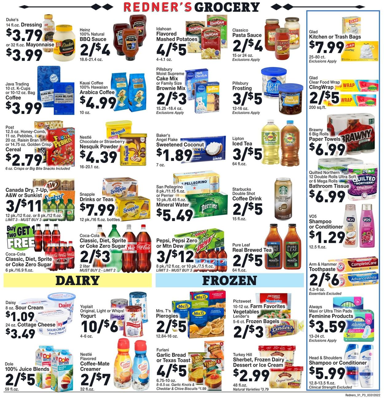 Redner’s Warehouse Market Weekly Ad Circular - valid 03/31-04/06/2022 (Page 5)