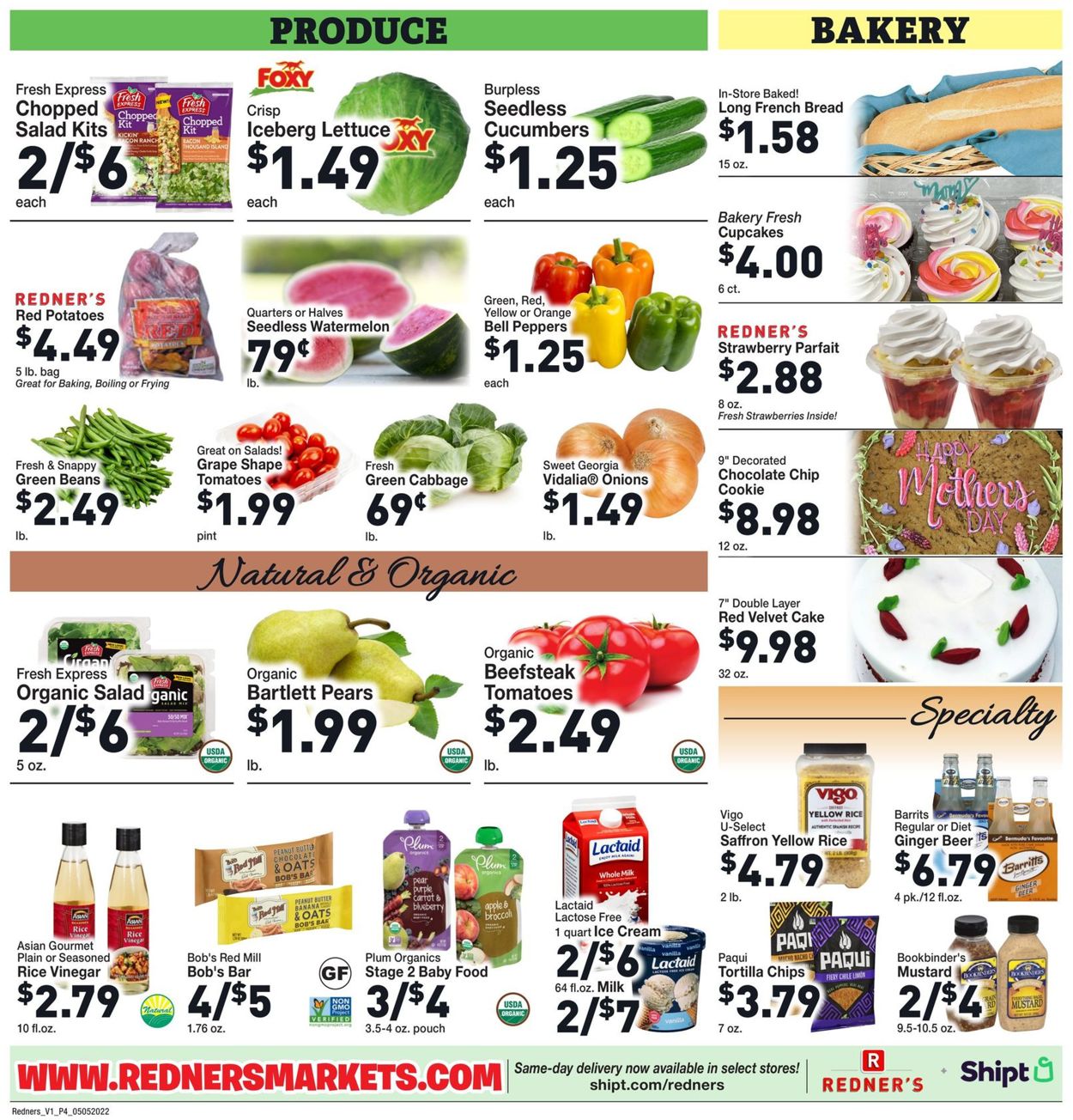 Redner’s Warehouse Market Weekly Ad Circular - valid 05/05-05/11/2022 (Page 6)
