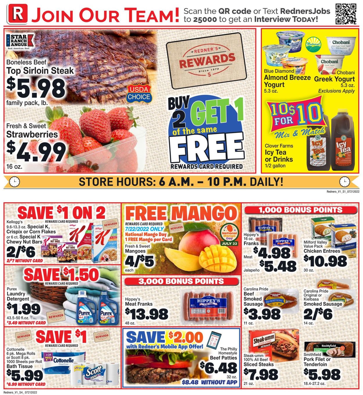 Redner’s Warehouse Market Weekly Ad Circular - valid 07/21-07/27/2022 (Page 2)
