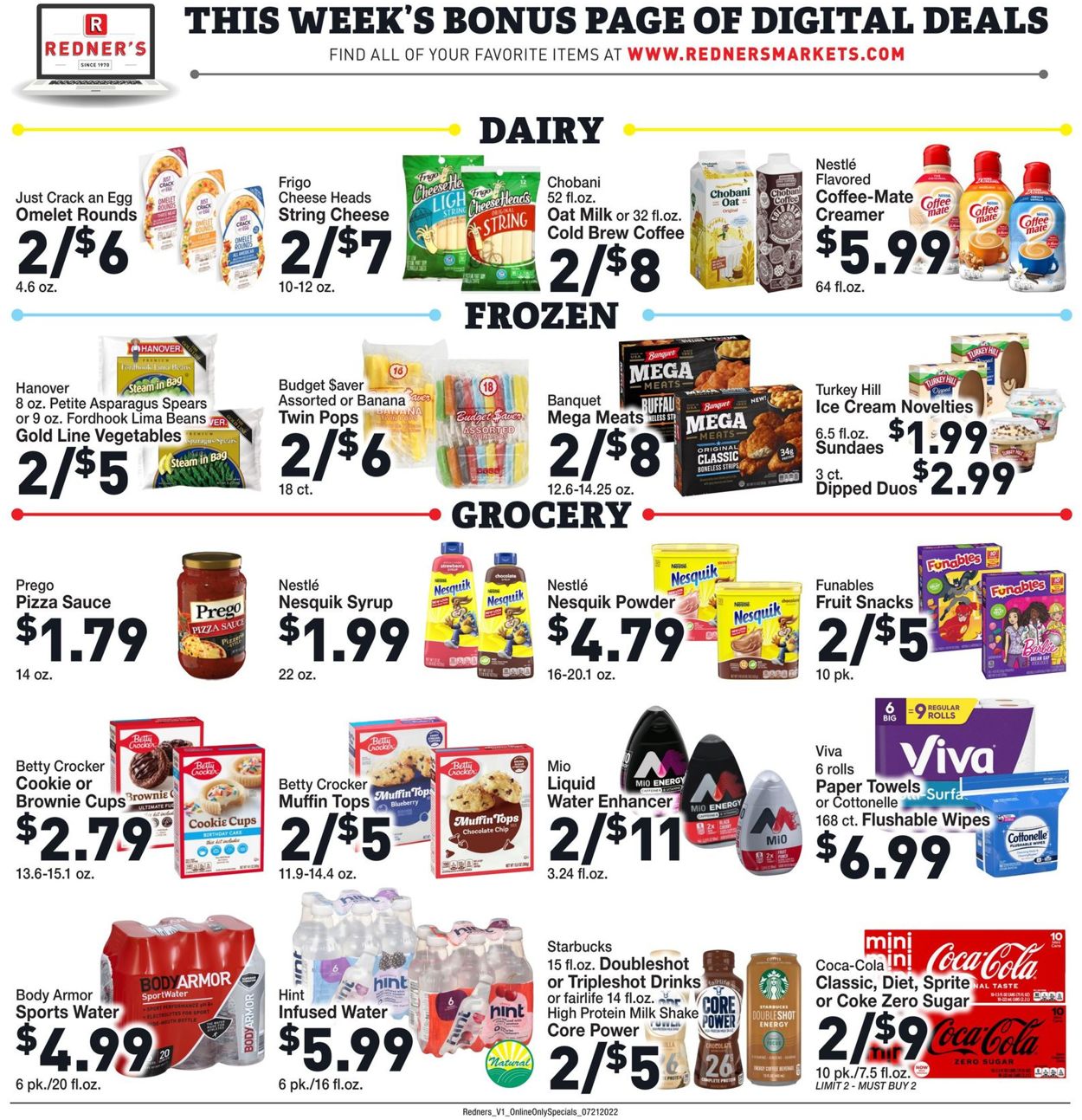 Redner’s Warehouse Market Weekly Ad Circular - valid 07/21-07/27/2022 (Page 7)