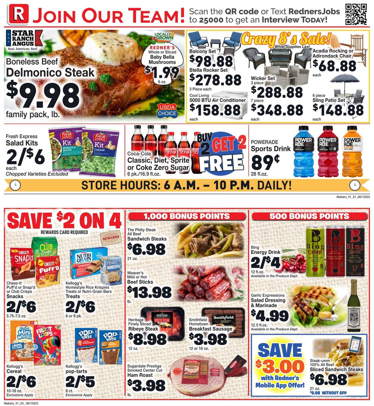 Redner’s Warehouse Market Weekly Ad Circular - valid 08/11-08/17/2022 (Page 2)