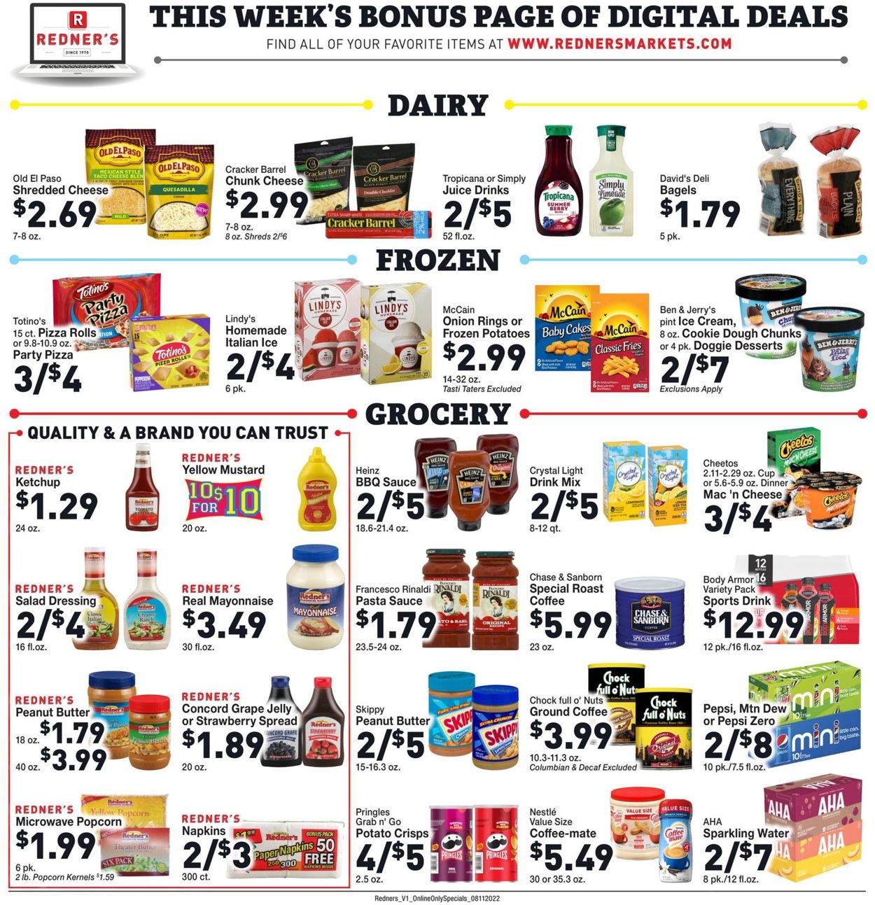 Redner’s Warehouse Market Weekly Ad Circular - valid 08/11-08/17/2022 (Page 7)