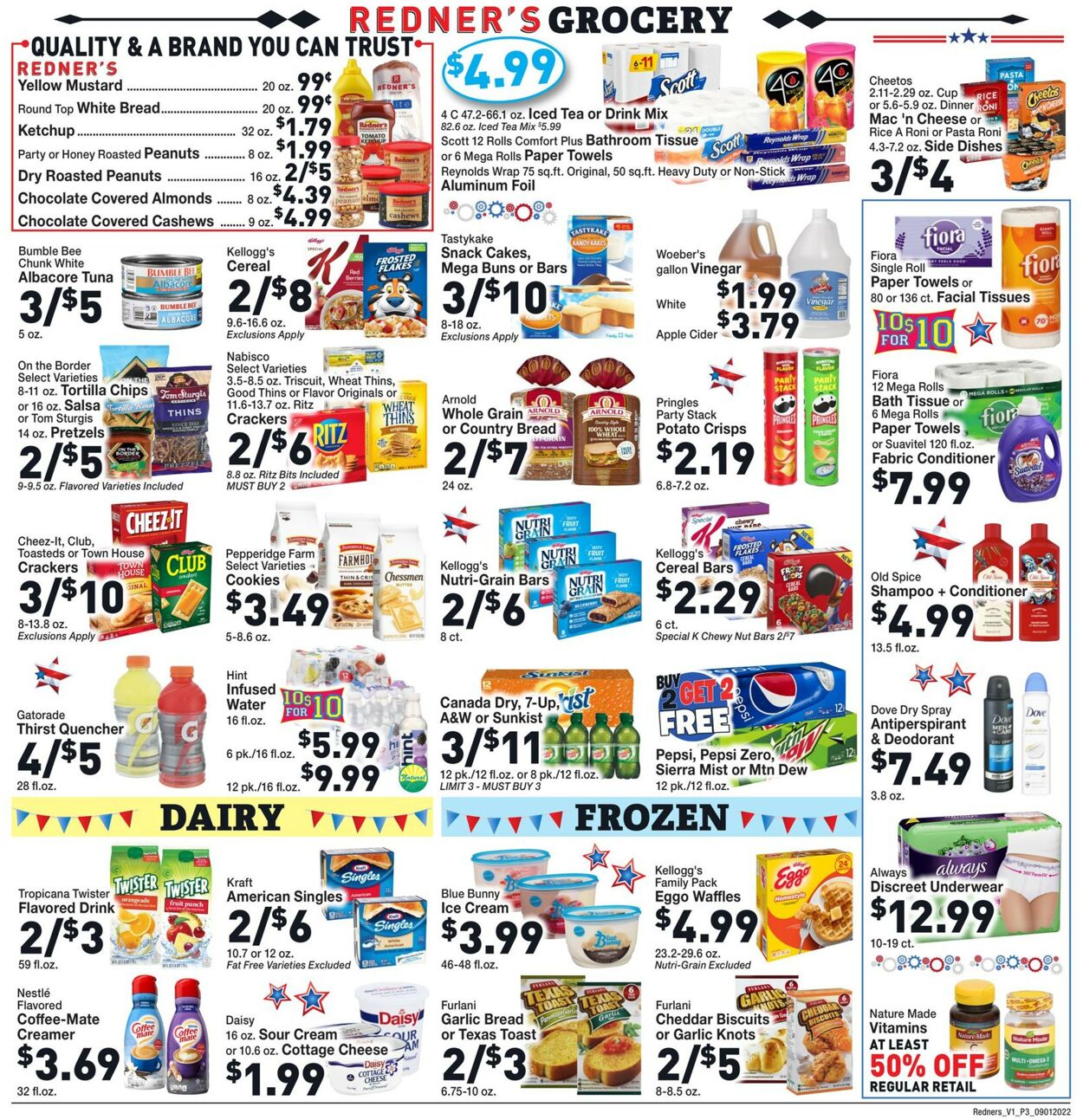 Redner’s Warehouse Market Weekly Ad Circular - valid 09/01-09/07/2022 (Page 5)