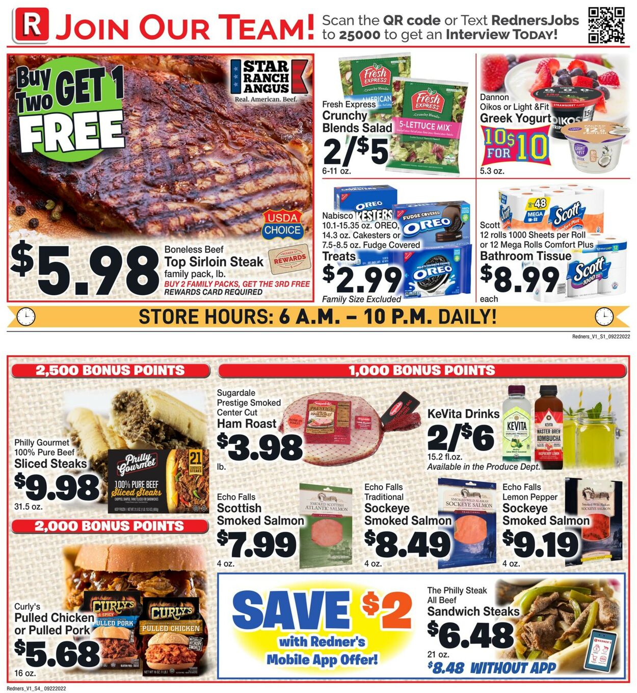 Redner’s Warehouse Market Weekly Ad Circular - valid 09/22-09/28/2022 (Page 2)