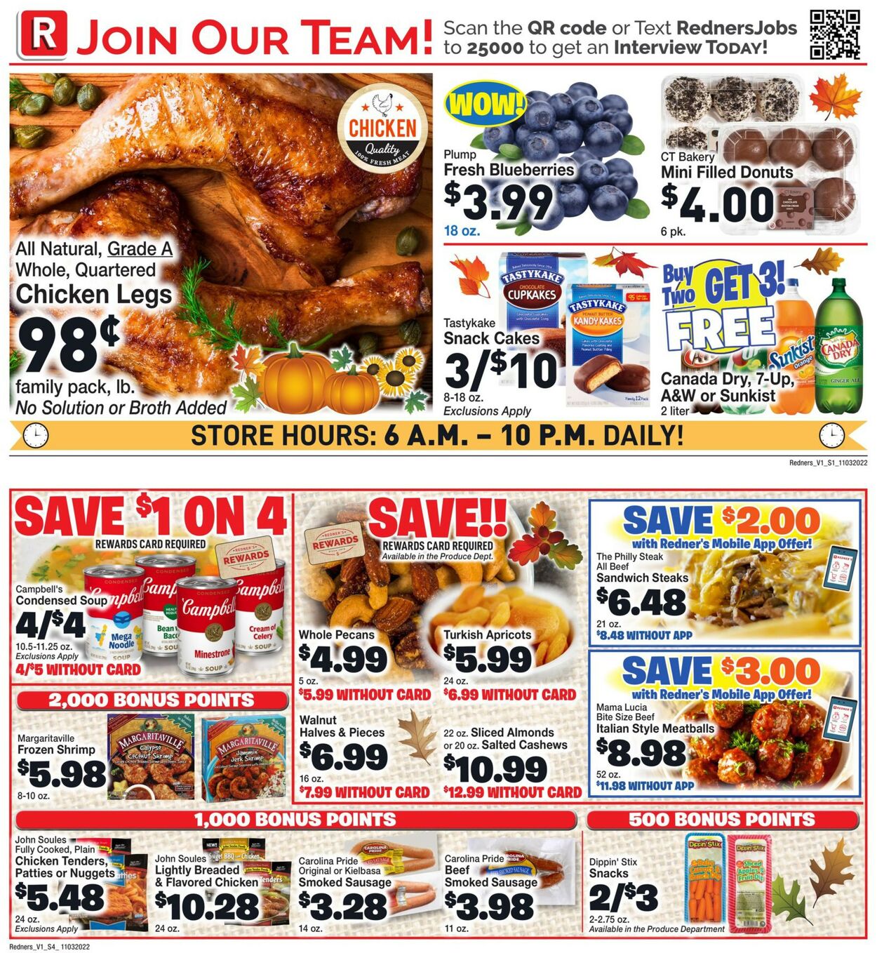 Redner’s Warehouse Market Weekly Ad Circular - valid 11/03-11/09/2022 (Page 2)