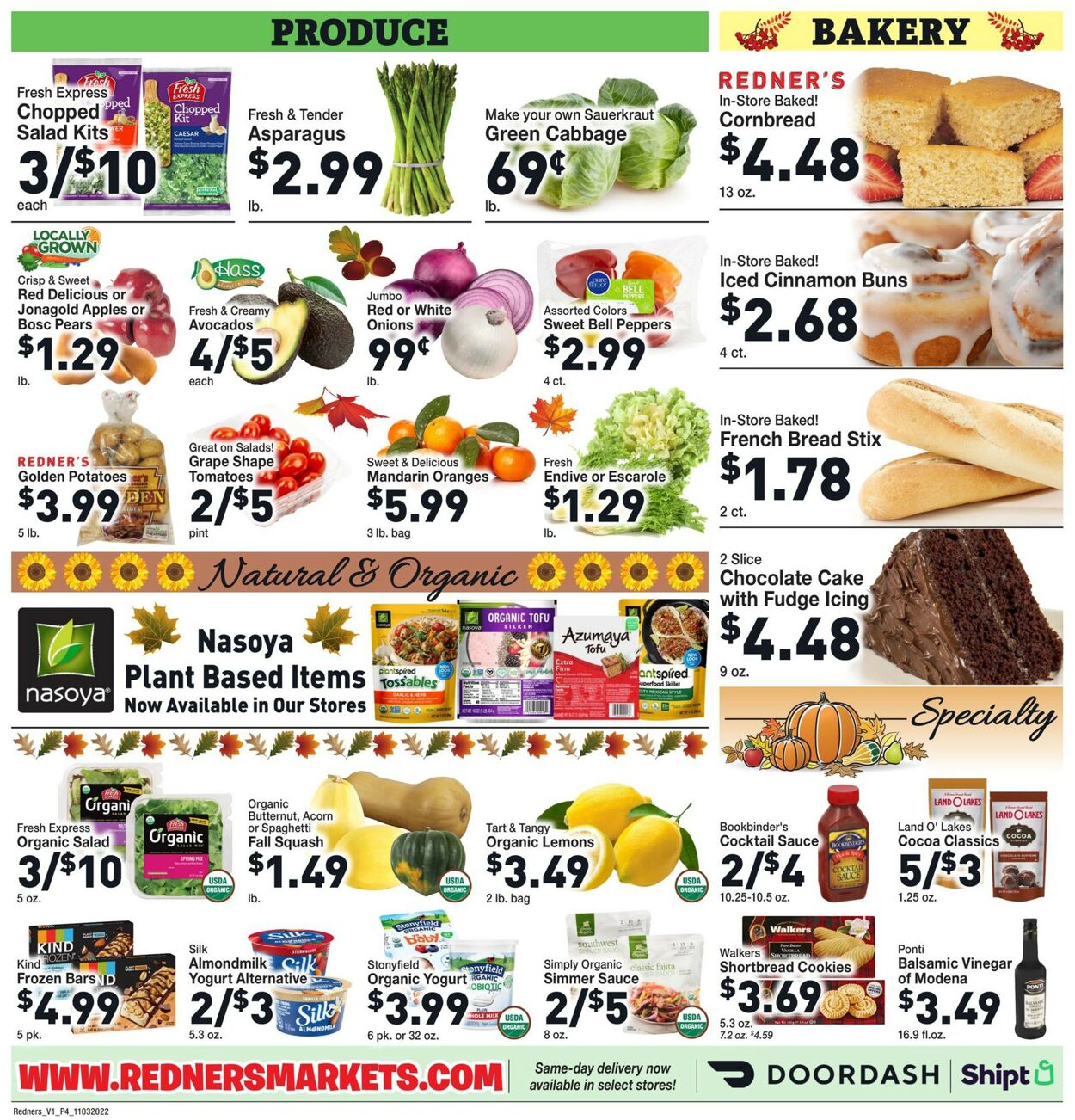 Redner’s Warehouse Market Weekly Ad Circular - valid 11/03-11/09/2022 (Page 6)