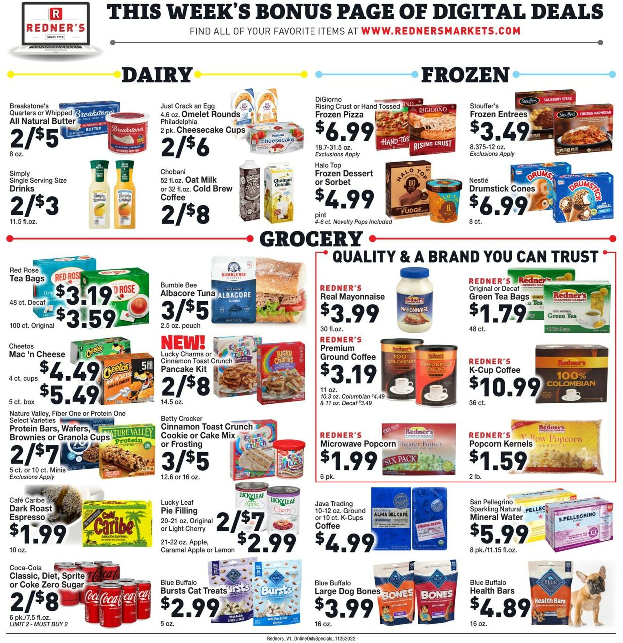 Redner’s Warehouse Market Weekly Ad Circular - valid 11/25-11/30/2022 (Page 7)