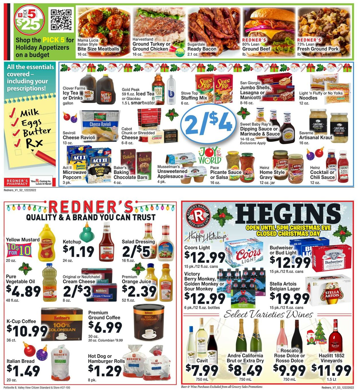 Redner’s Warehouse Market Weekly Ad Circular - valid 12/22-12/28/2022 (Page 3)