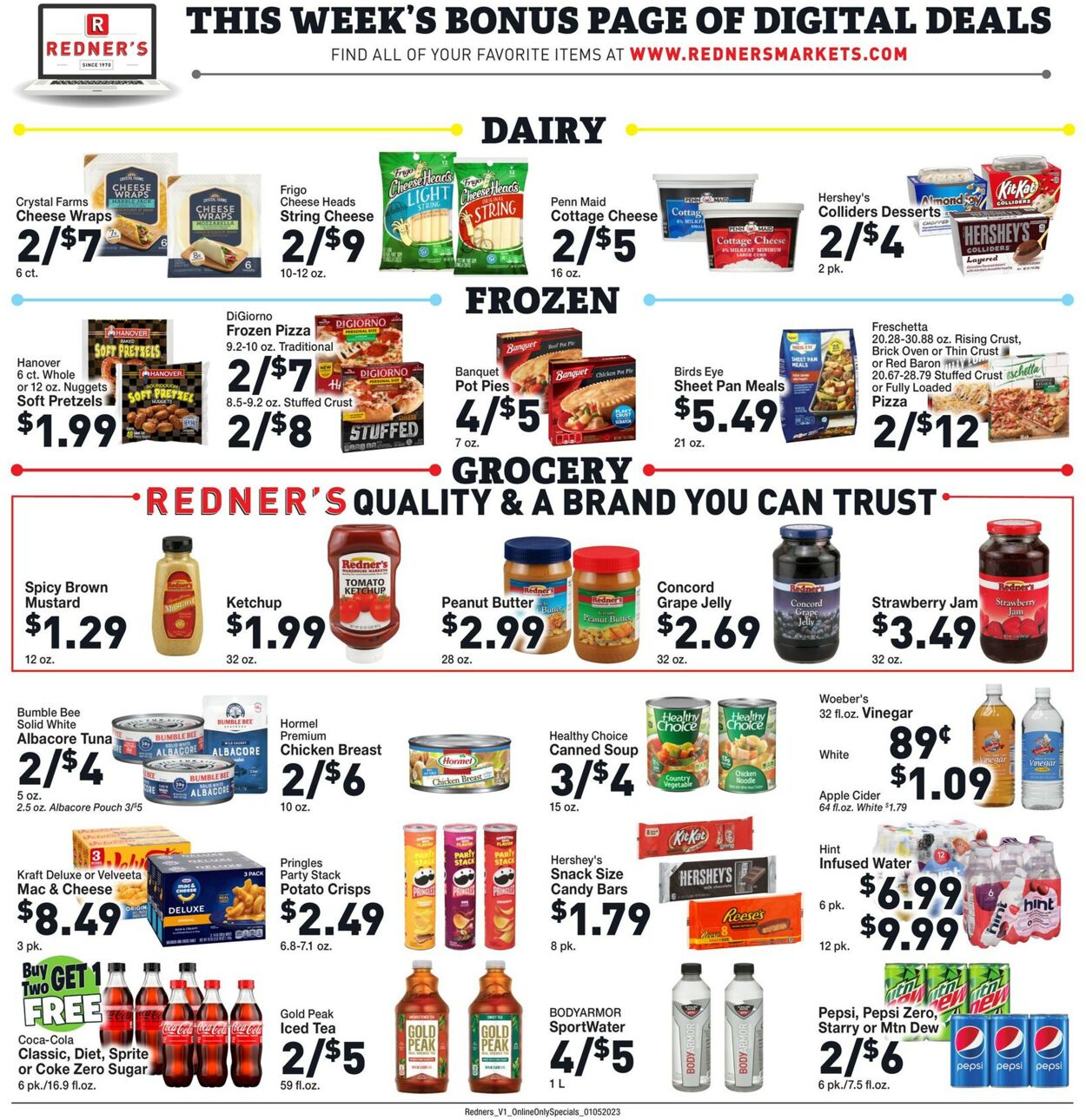 Redner’s Warehouse Market Weekly Ad Circular - valid 01/05-01/11/2023 (Page 7)