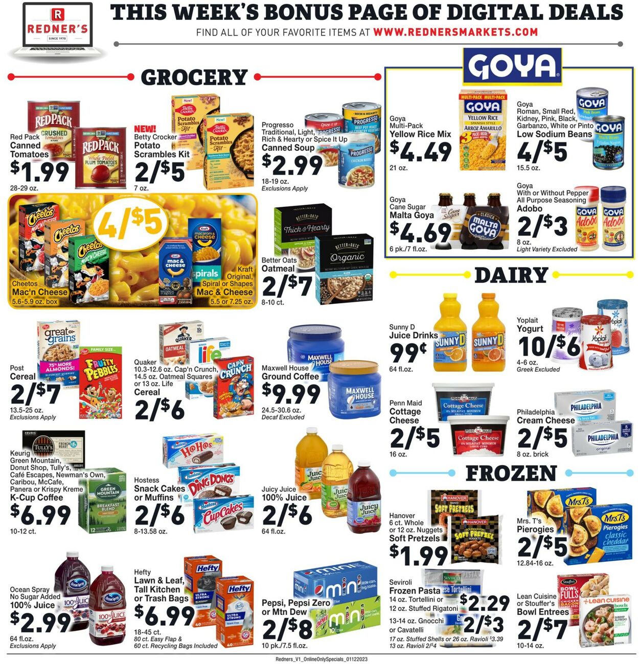 Redner’s Warehouse Market Weekly Ad Circular - valid 01/12-01/18/2023 (Page 7)