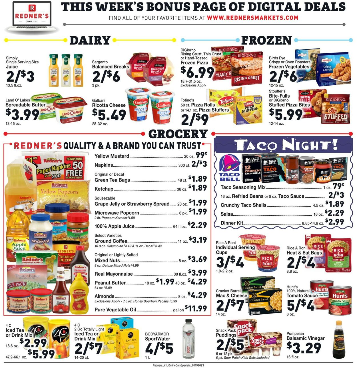 Redner’s Warehouse Market Weekly Ad Circular - valid 01/19-01/25/2023 (Page 7)