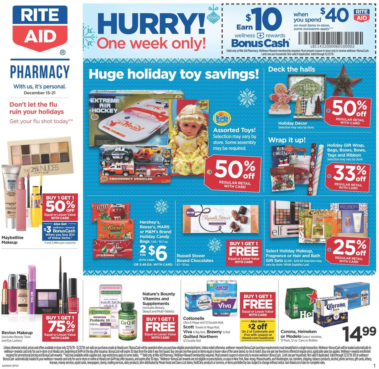 Rite Aid - Holiday Ad 2019 Weekly Ad Circular - valid 12/15-12/21/2019