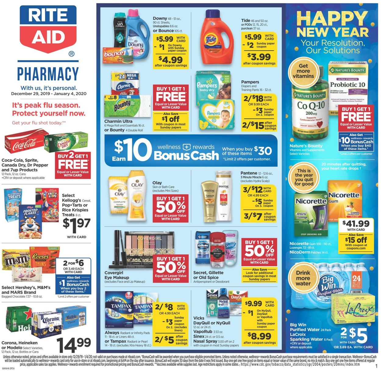 Rite Aid - New Year's Ad 2019/2020 Weekly Ad Circular - valid 12/29-01/04/2020