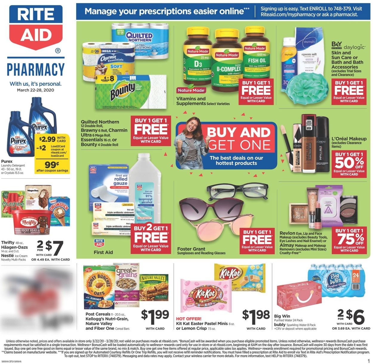 Rite Aid Weekly Ad Circular - valid 03/22-03/28/2020