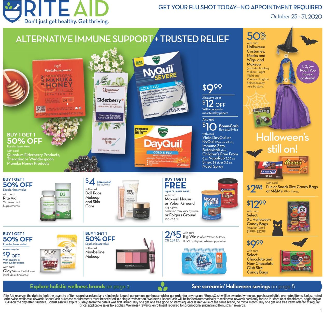 Rite Aid Weekly Ad Circular - valid 10/25-10/31/2020