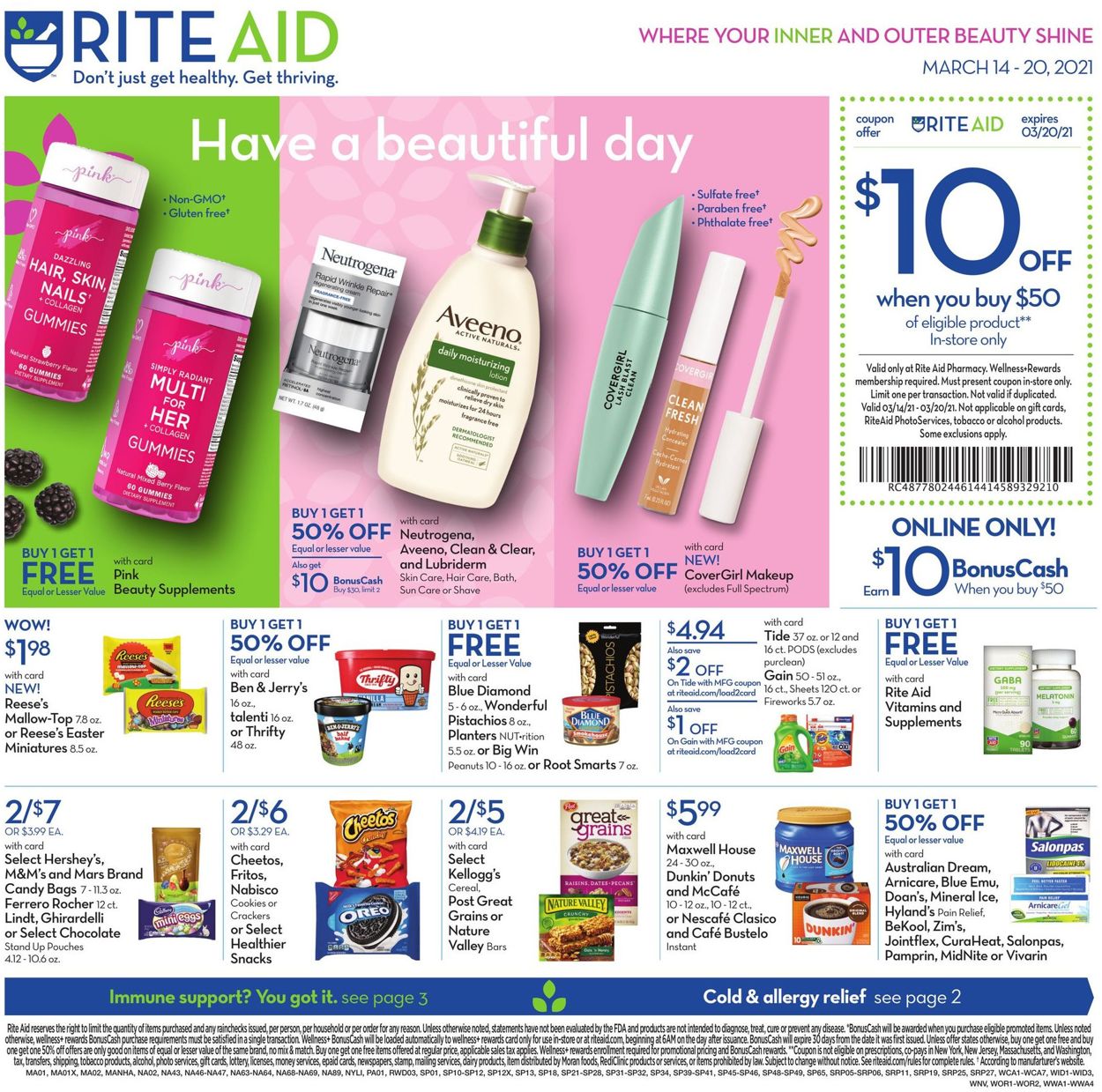 Rite Aid Weekly Ad Circular - valid 03/14-03/20/2021 (Page 3)