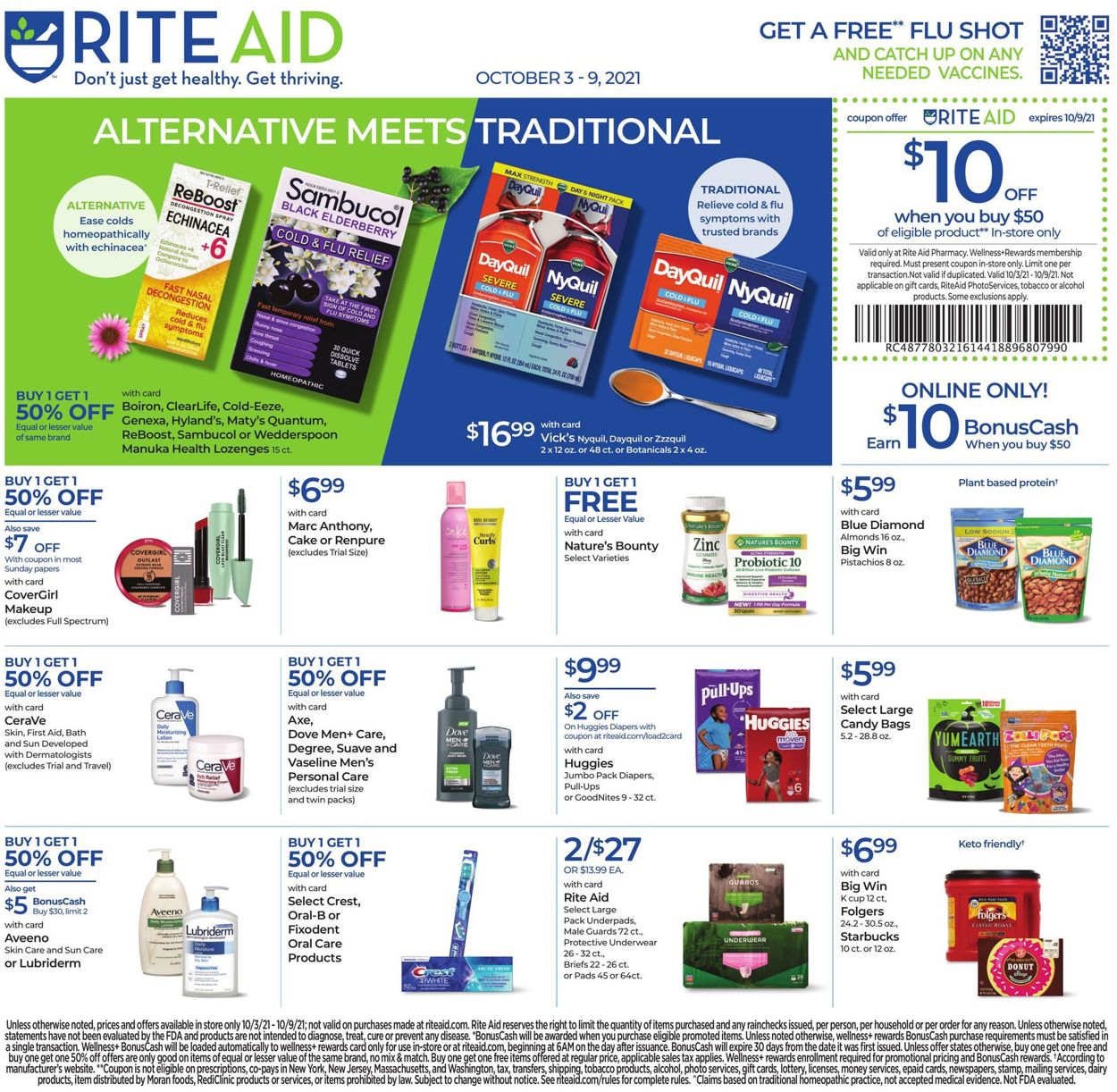 Rite Aid Weekly Ad Circular - valid 10/03-10/09/2021