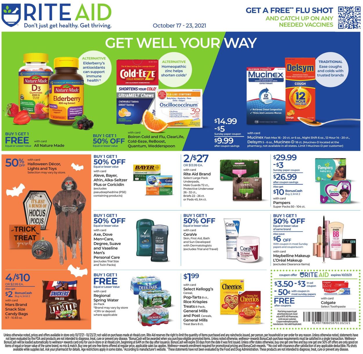 Rite Aid Halloween 2021 Weekly Ad Circular - valid 10/17-10/23/2021 (Page 2)