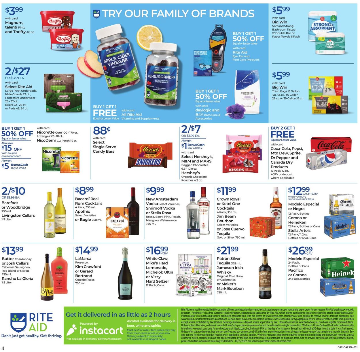 Rite Aid Weekly Ad Circular - valid 01/09-01/15/2022 (Page 4)