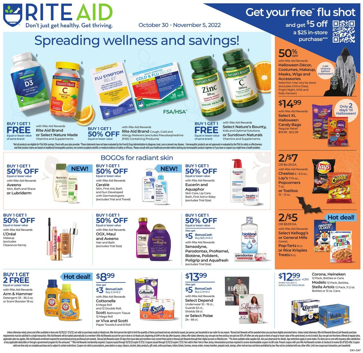 Rite Aid Weekly Ad Circular - valid 10/30-11/05/2022