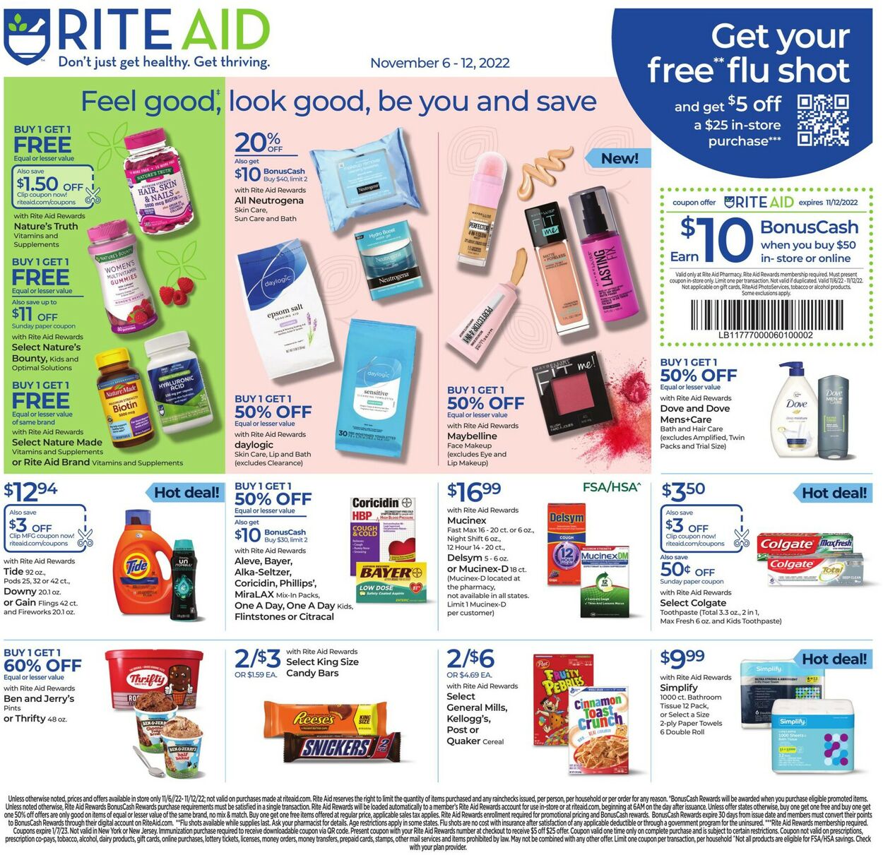 Rite Aid Weekly Ad Circular - valid 11/06-11/12/2022