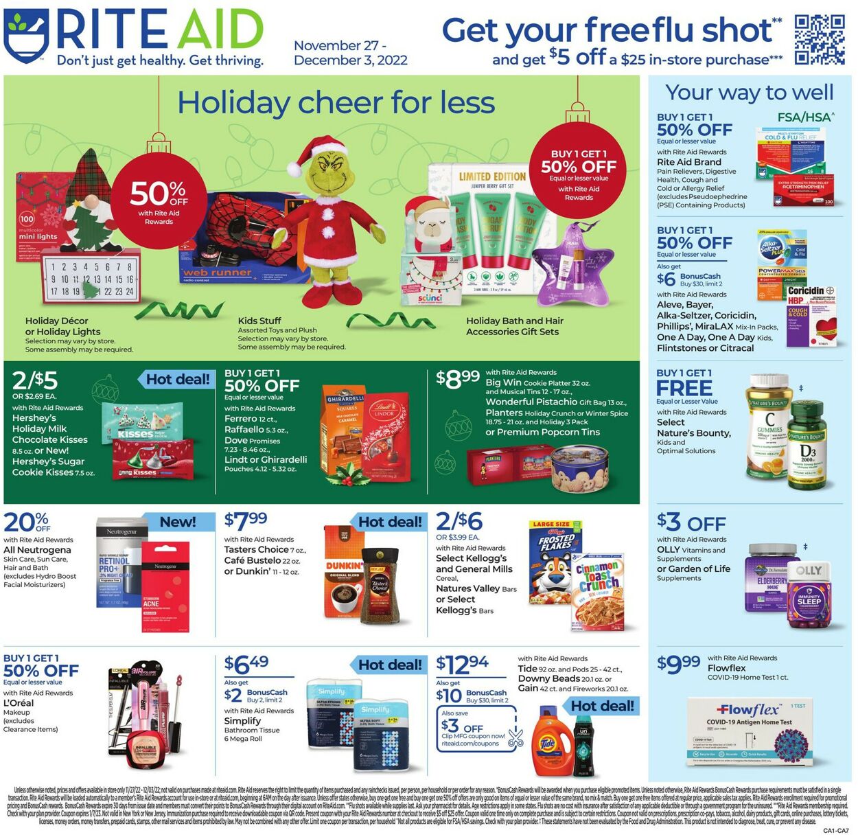Rite Aid Weekly Ad Circular - valid 11/27-12/03/2022