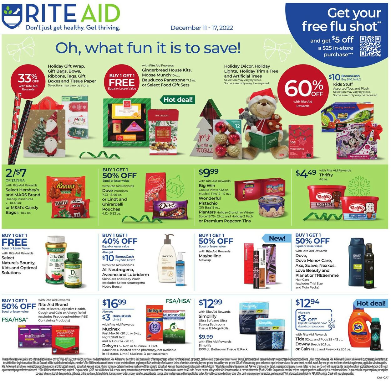 Rite Aid Weekly Ad Circular - valid 12/11-12/17/2022