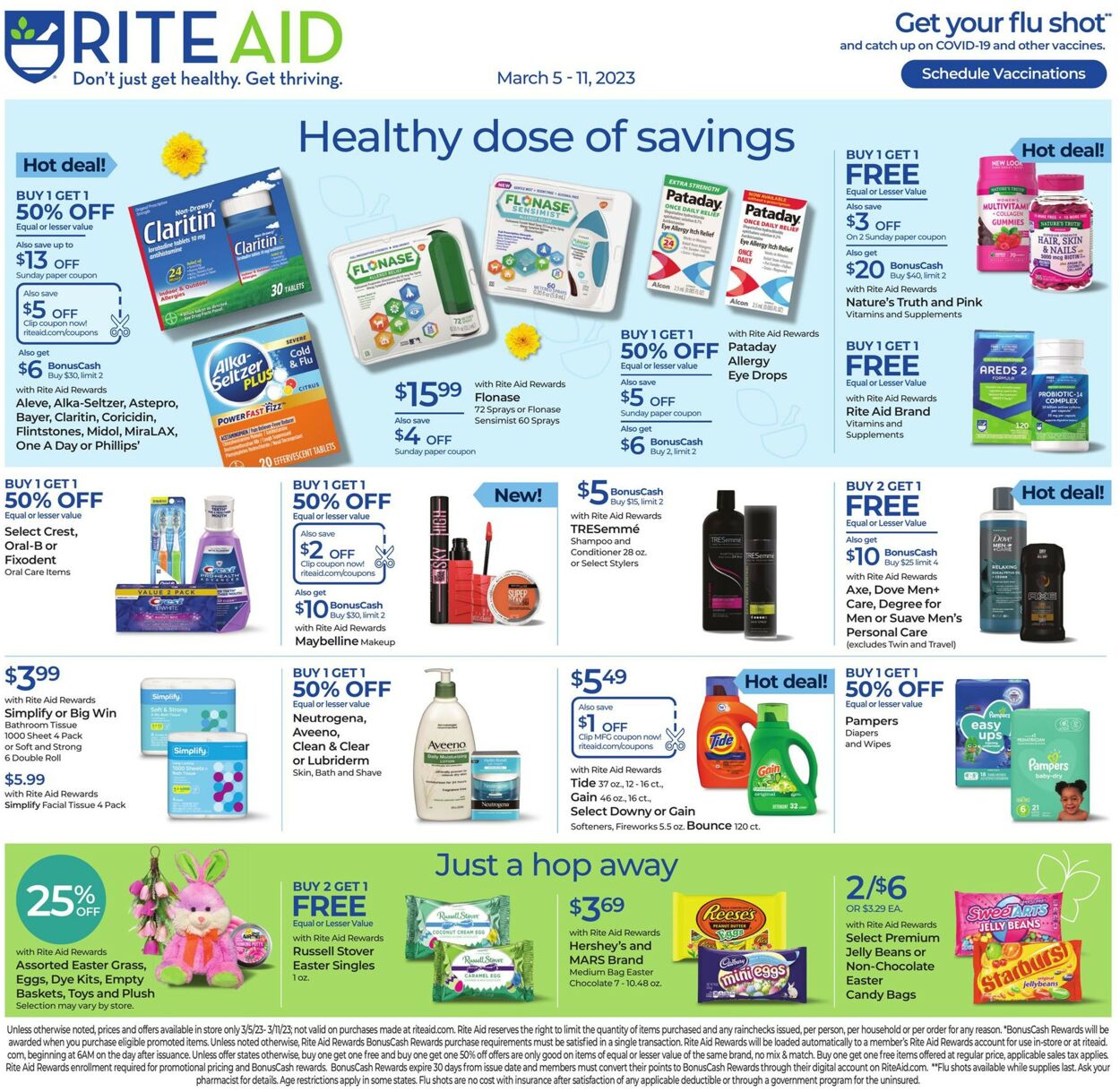 Rite Aid Weekly Ad Circular - valid 03/05-03/11/2023