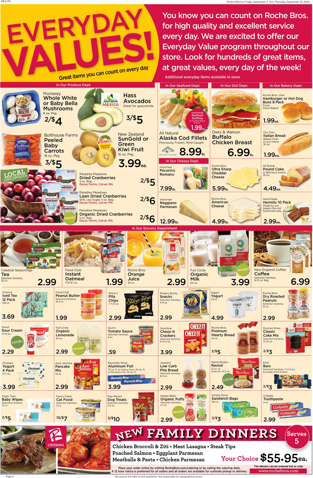 Roche Bros. Supermarkets Weekly Ad Circular - valid 09/04-09/10/2020 (Page 6)