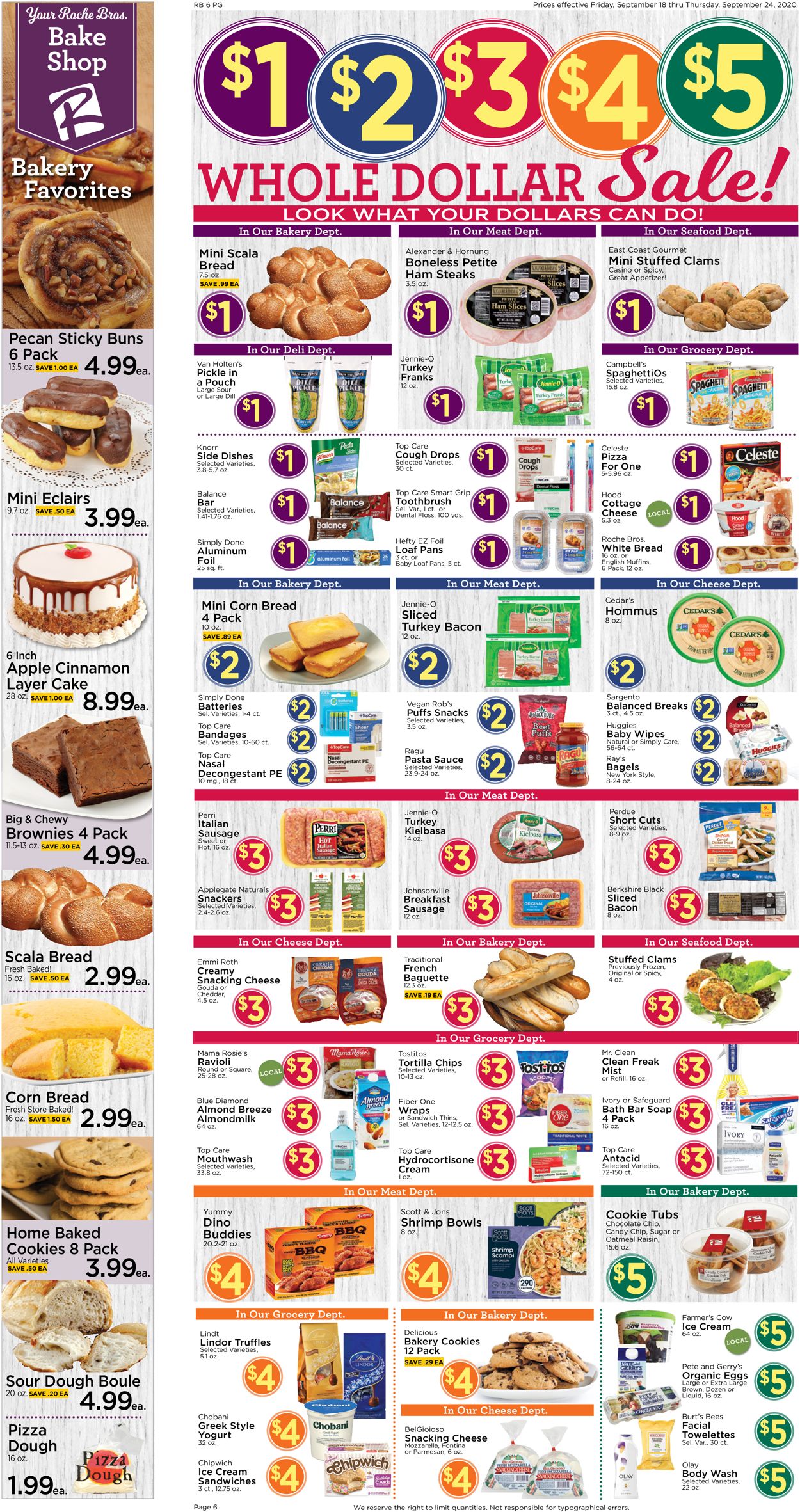 Roche Bros. Supermarkets Weekly Ad Circular - valid 09/18-09/24/2020 (Page 6)