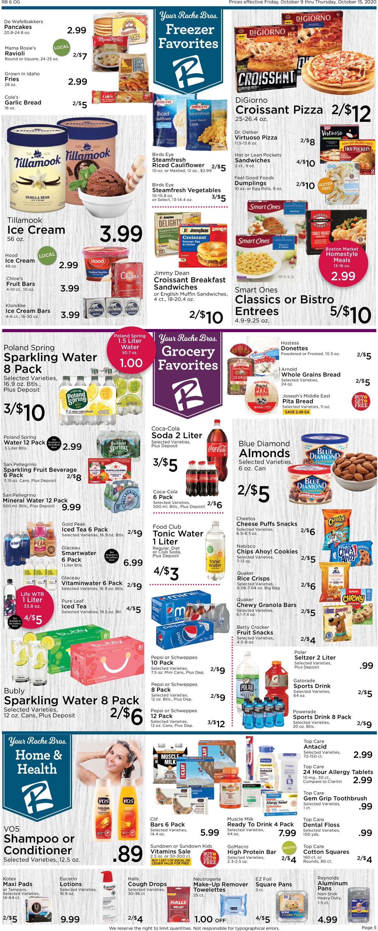 Roche Bros. Supermarkets Weekly Ad Circular - valid 10/09-10/15/2020 (Page 5)